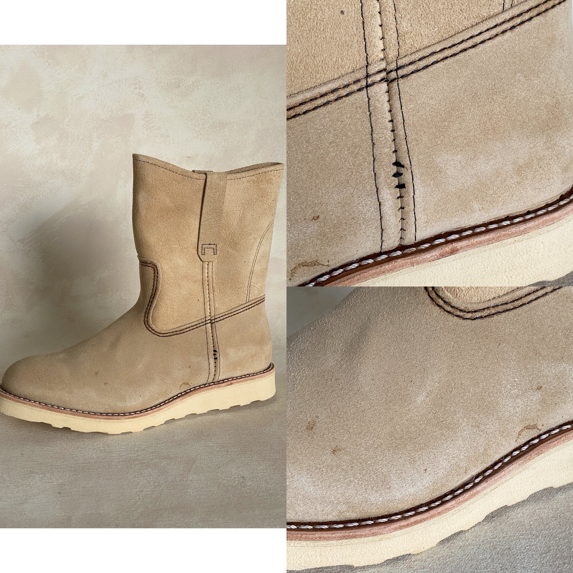 Size 10E (43 EU) Red Wing 8168 Pecos boots Made In USA ( Second ) - USA Vintage Bcn
