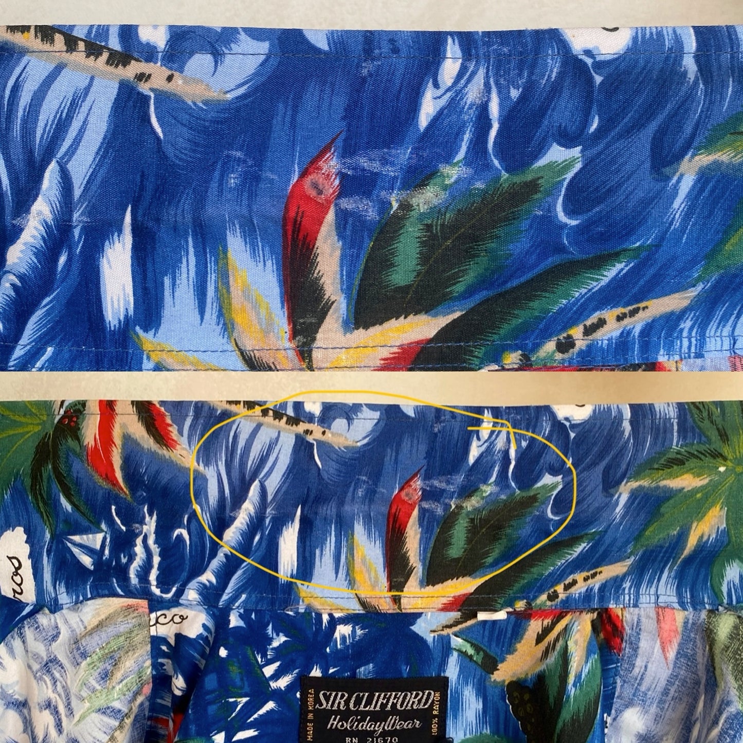 Size Large. Vintage 70s Hawaiian shirt - USA Vintage Bcn