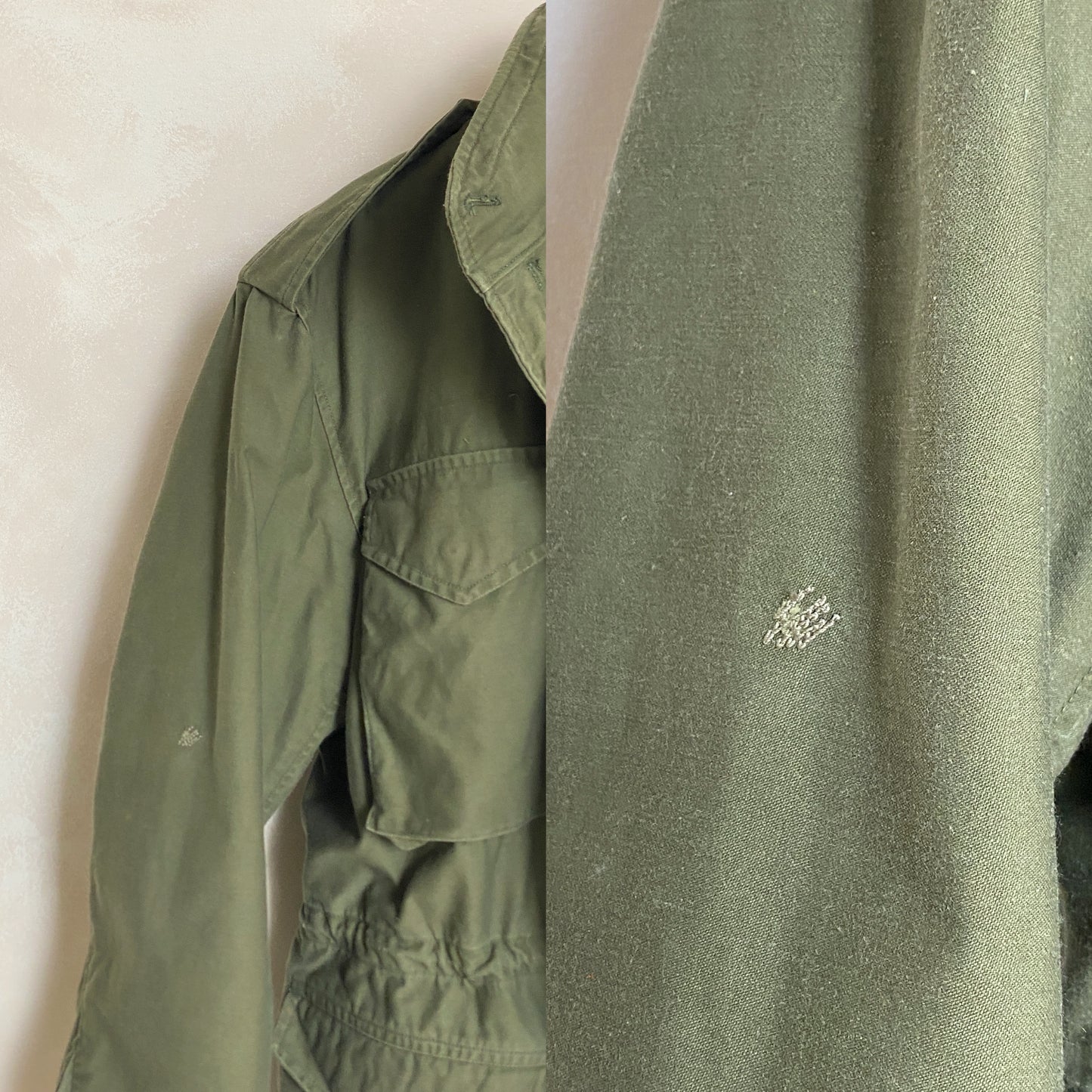 Small Reg. Authentic 1967 US M-65 field jacket Military - USA Vintage Bcn