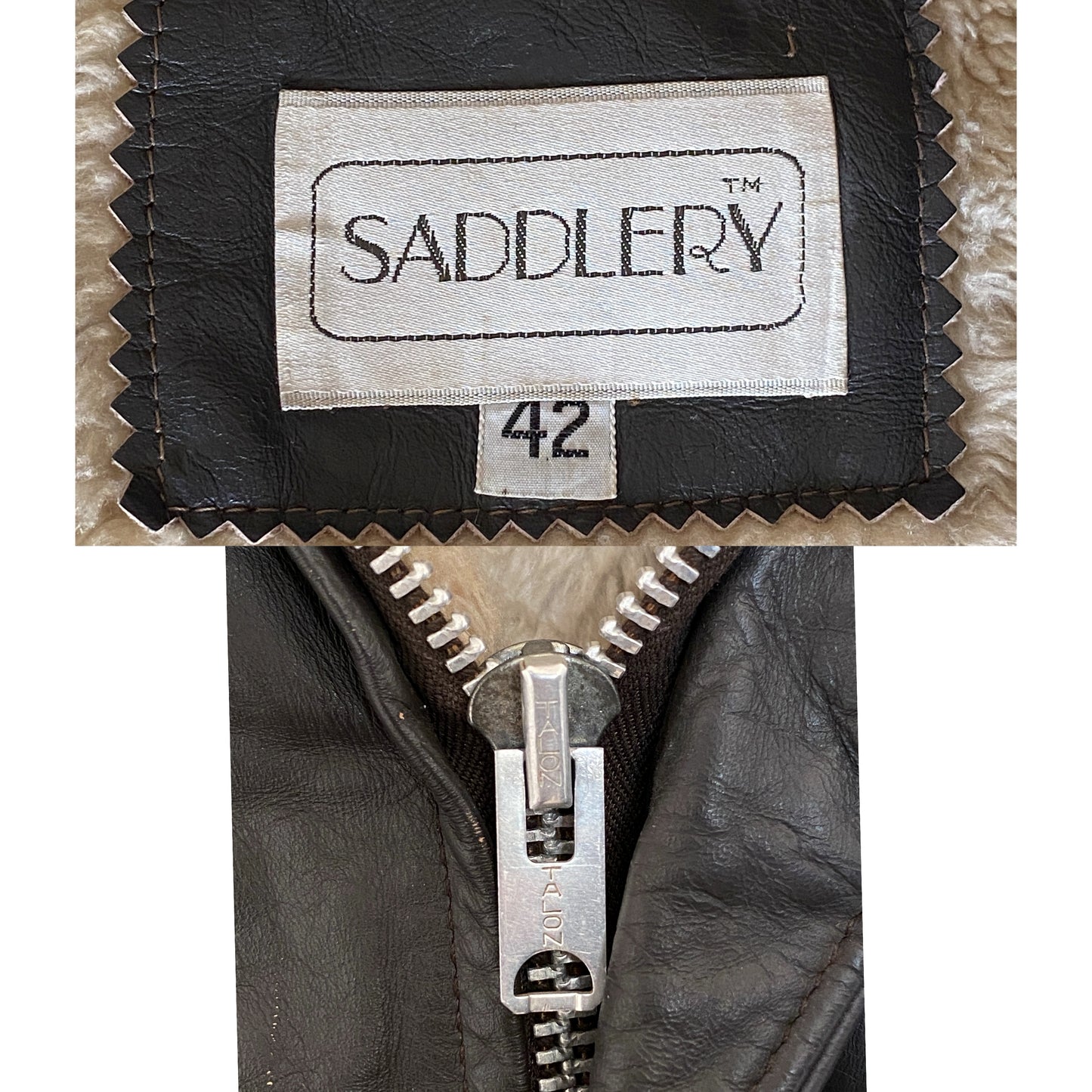 Vintage Leather Bomber Flight Jacket – Size 42US / 52EU – Featuring a Talon zipper-AJ357 Studio
