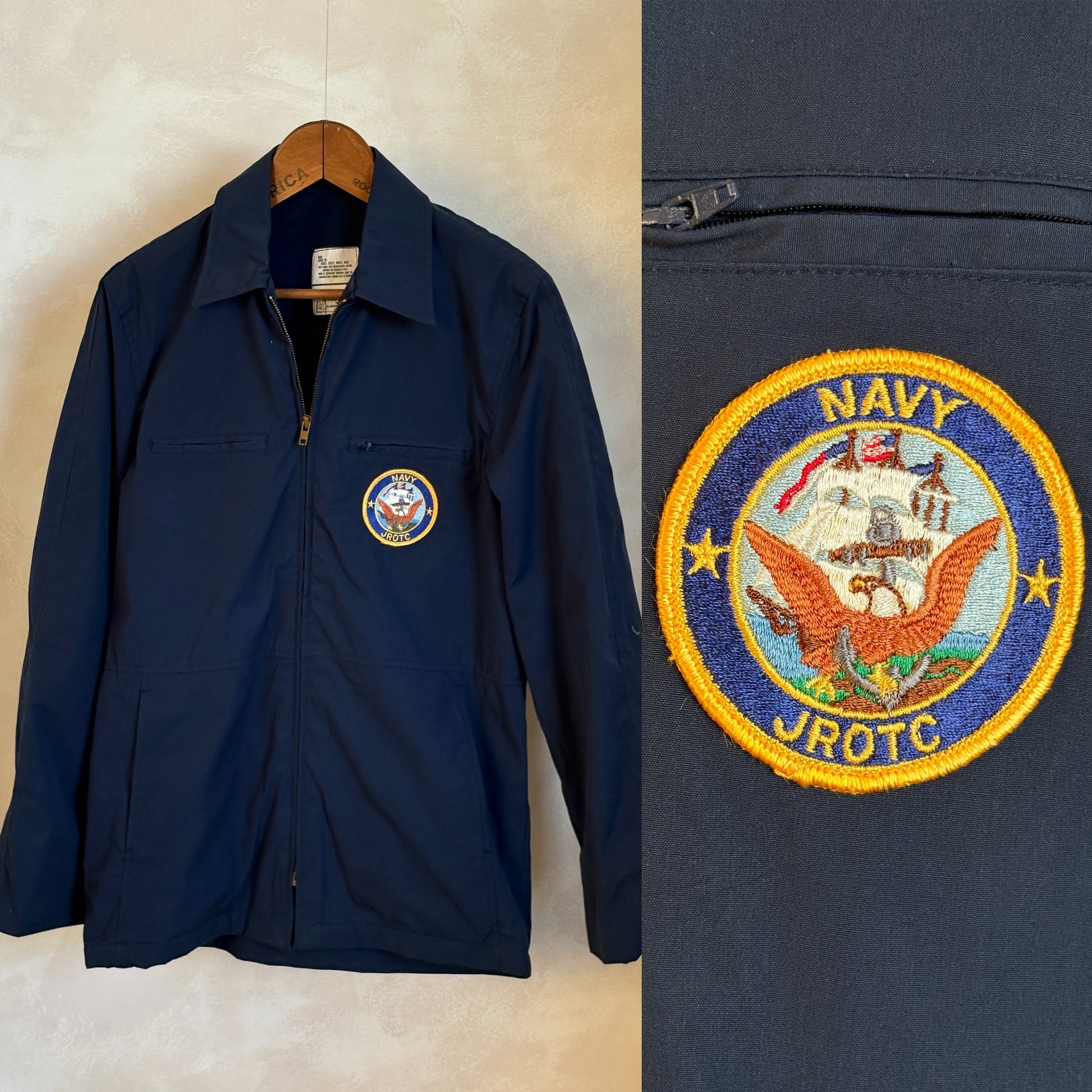 Size 36UE / 46EU . Vintage 1988 US Navy Utility Jacket – Made in USA - USA Vintage Bcn