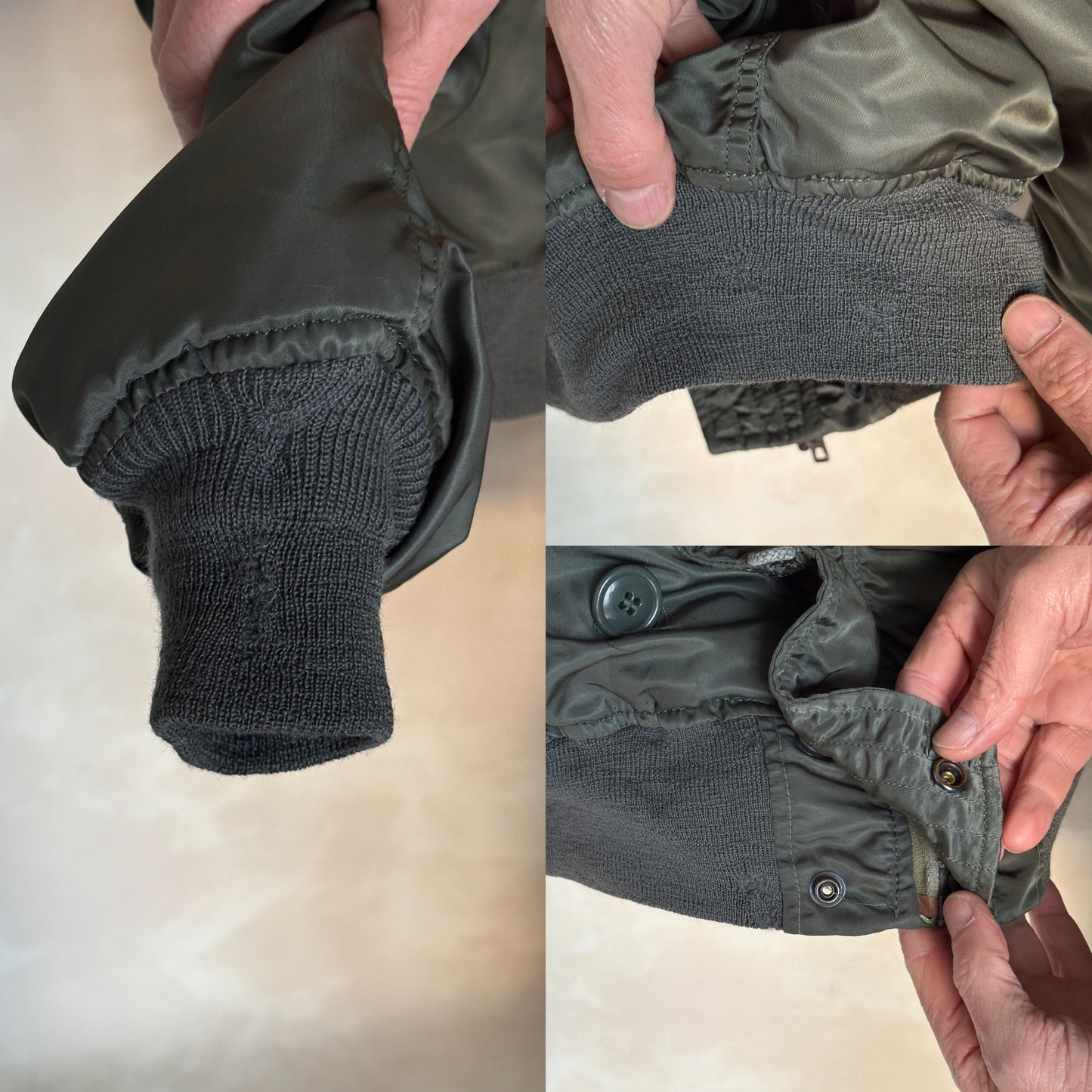 Vintage US Air Force N-2B Flight Jacket Military Parka Made in USA - Size Med. AJ357 Studio-AJ357 Studio