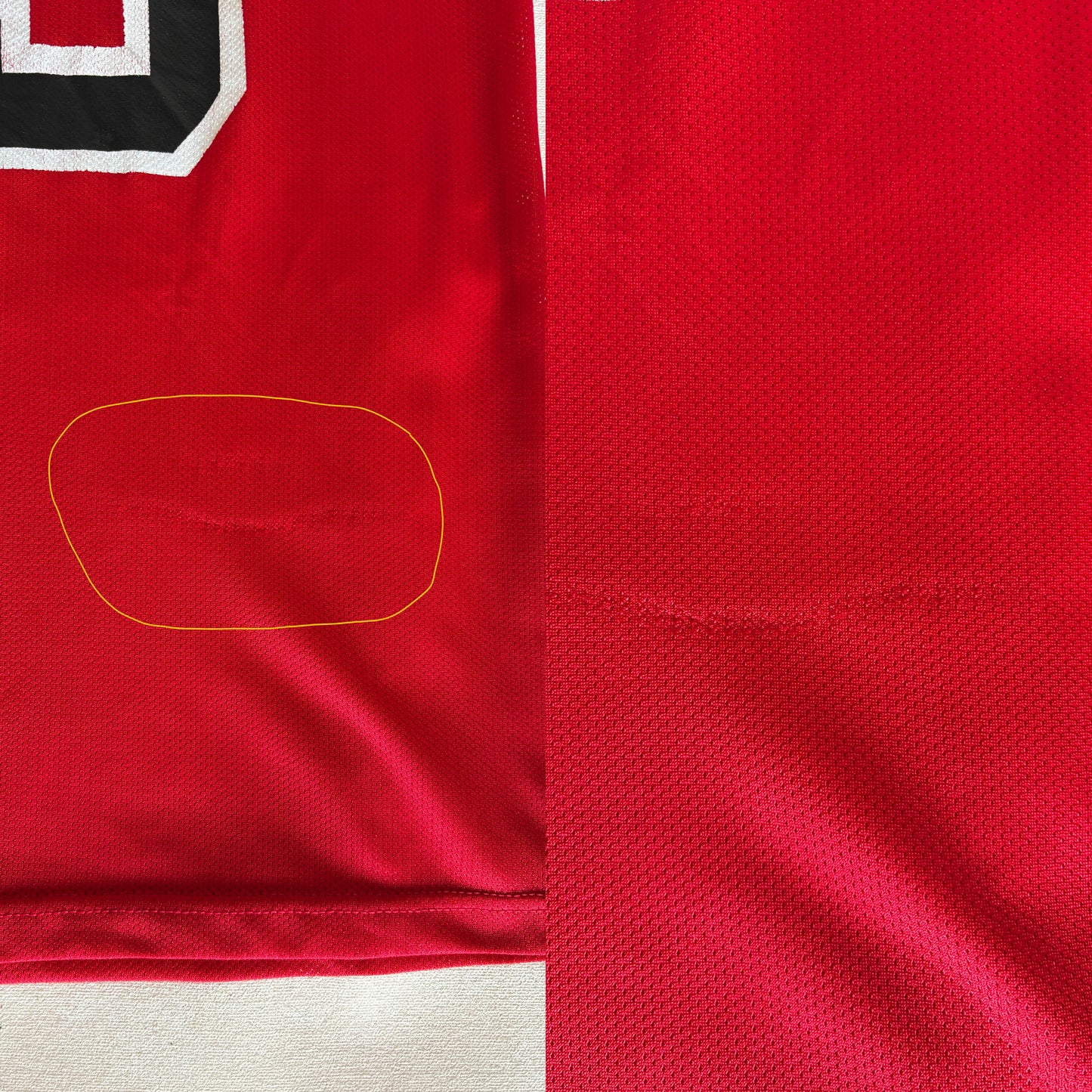 Champion Chicago Bulls #23 Jersey Size 44 Red Mesh Vintage 90s NBA Made in USA