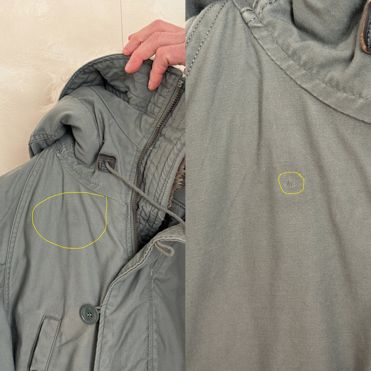 Authentic 1982 US Air Force N-3B Flight Jacket Parka — Extreme Cold Weather — Size Medium-AJ357 Studio
