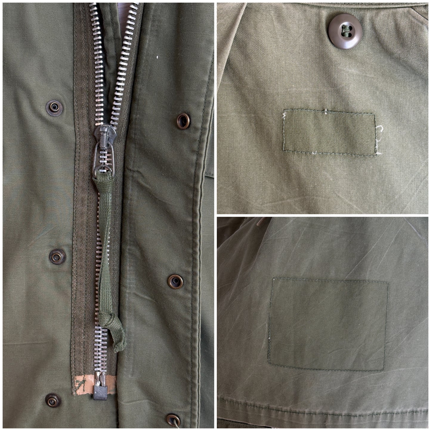 Small Regular – Authentic 1967 US Army M-65 Field Jacket Military - USA Vintage Bcn