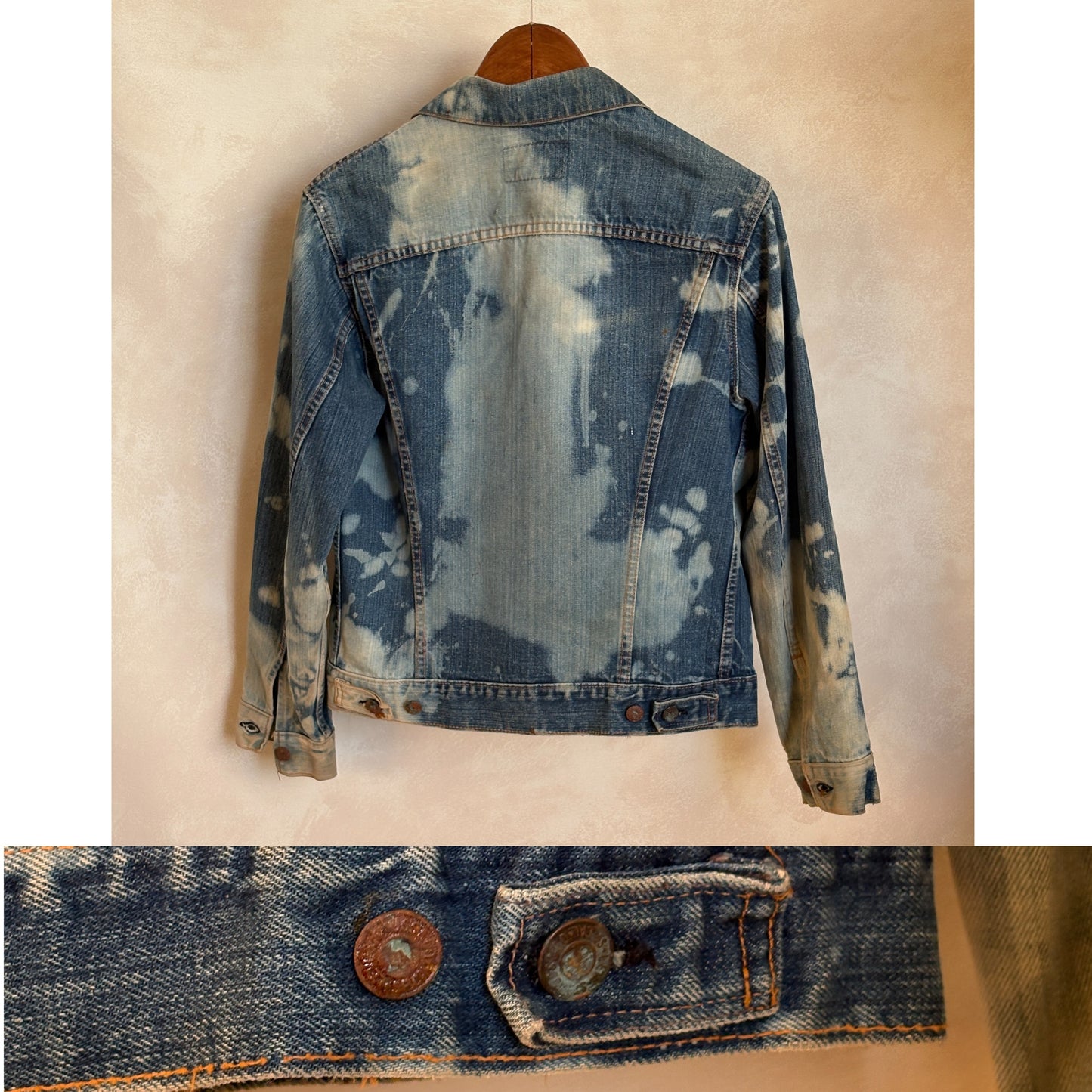 Size 38US / 48EU. Vintage 70s Levi’s Denim Jacket – 2 Pockets – Made in USA - USA Vintage Bcn