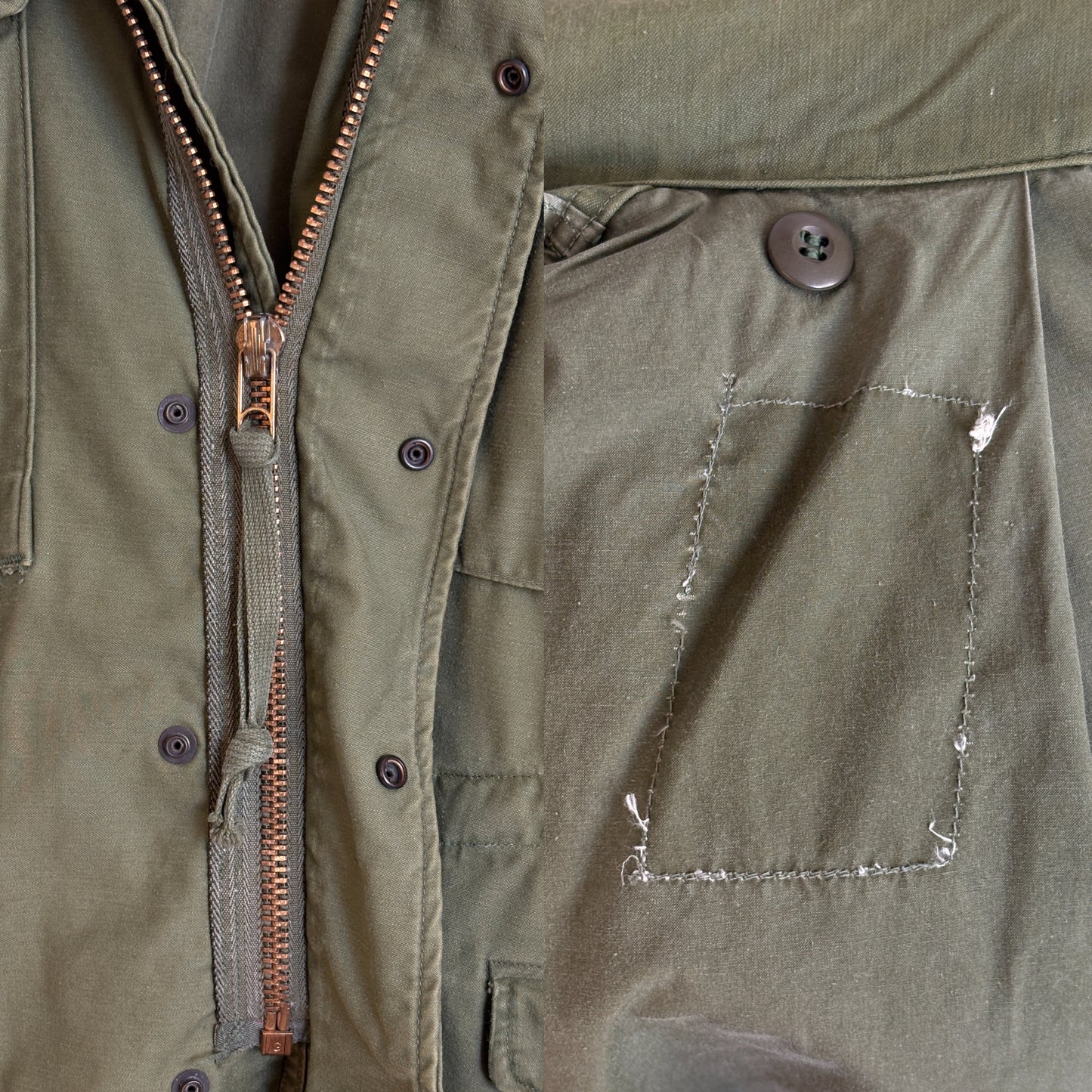 Small Reg. Authentic US Army M-65 field jacket Military - USA Vintage Bcn