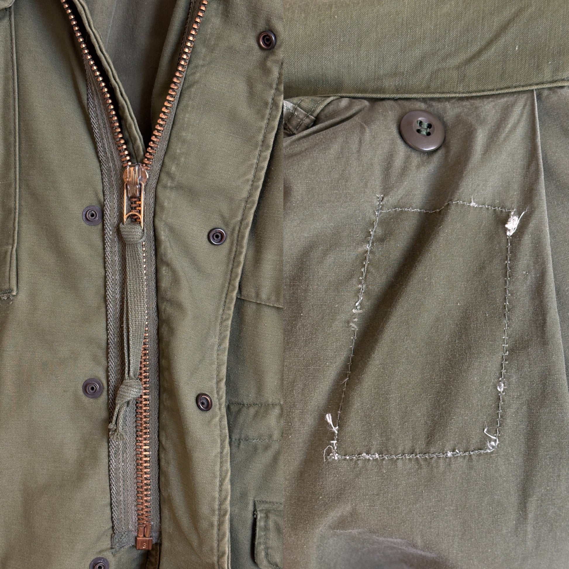 Small Reg. Authentic US Army M-65 field jacket Military - USA Vintage Bcn