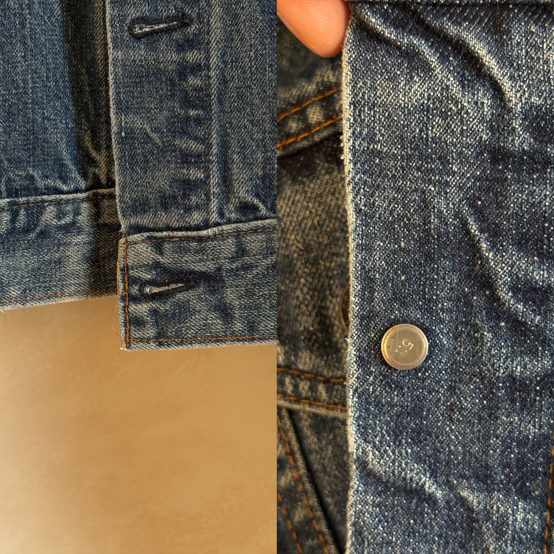 Size 42US / 52EU . Vintage 70s Levis single stitch jacket Made in USA. - USA Vintage Bcn