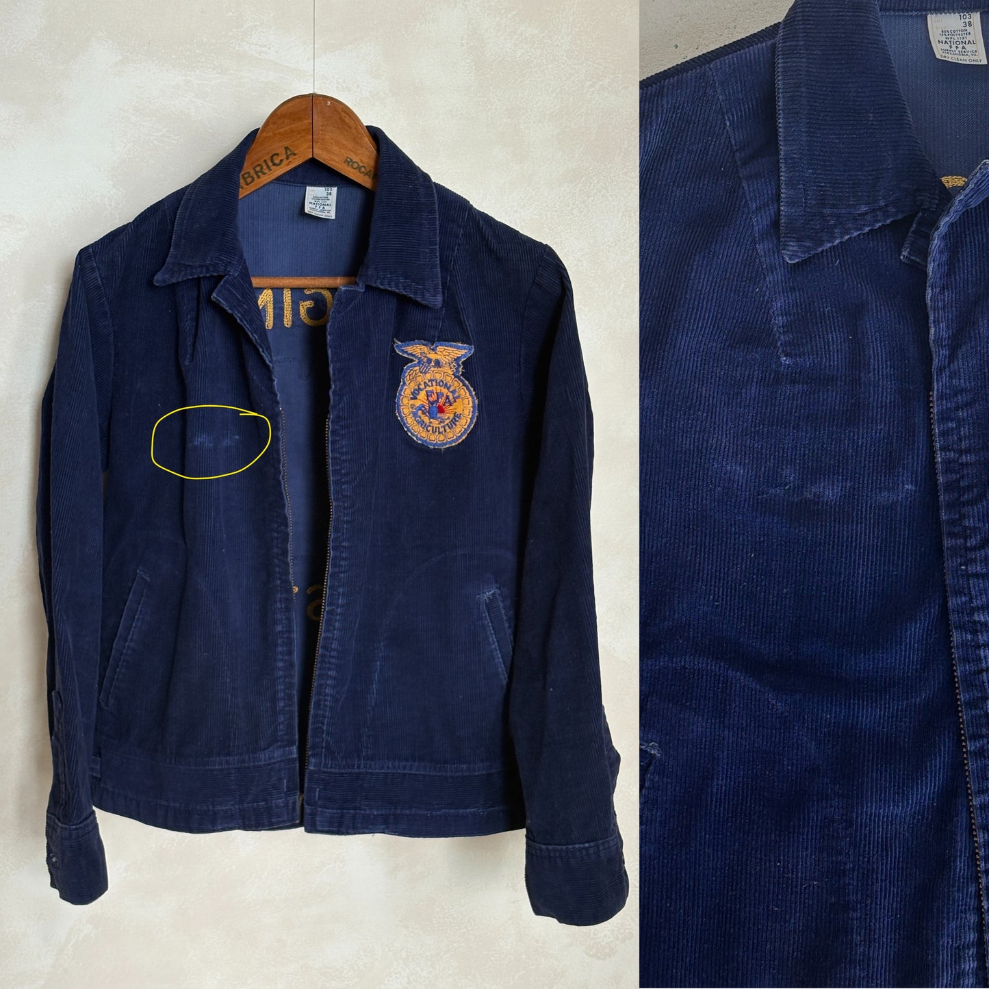 Size 38US / 48EU. Vintage Virginia Future farmer of America jacket. Made in USA - USA Vintage Bcn