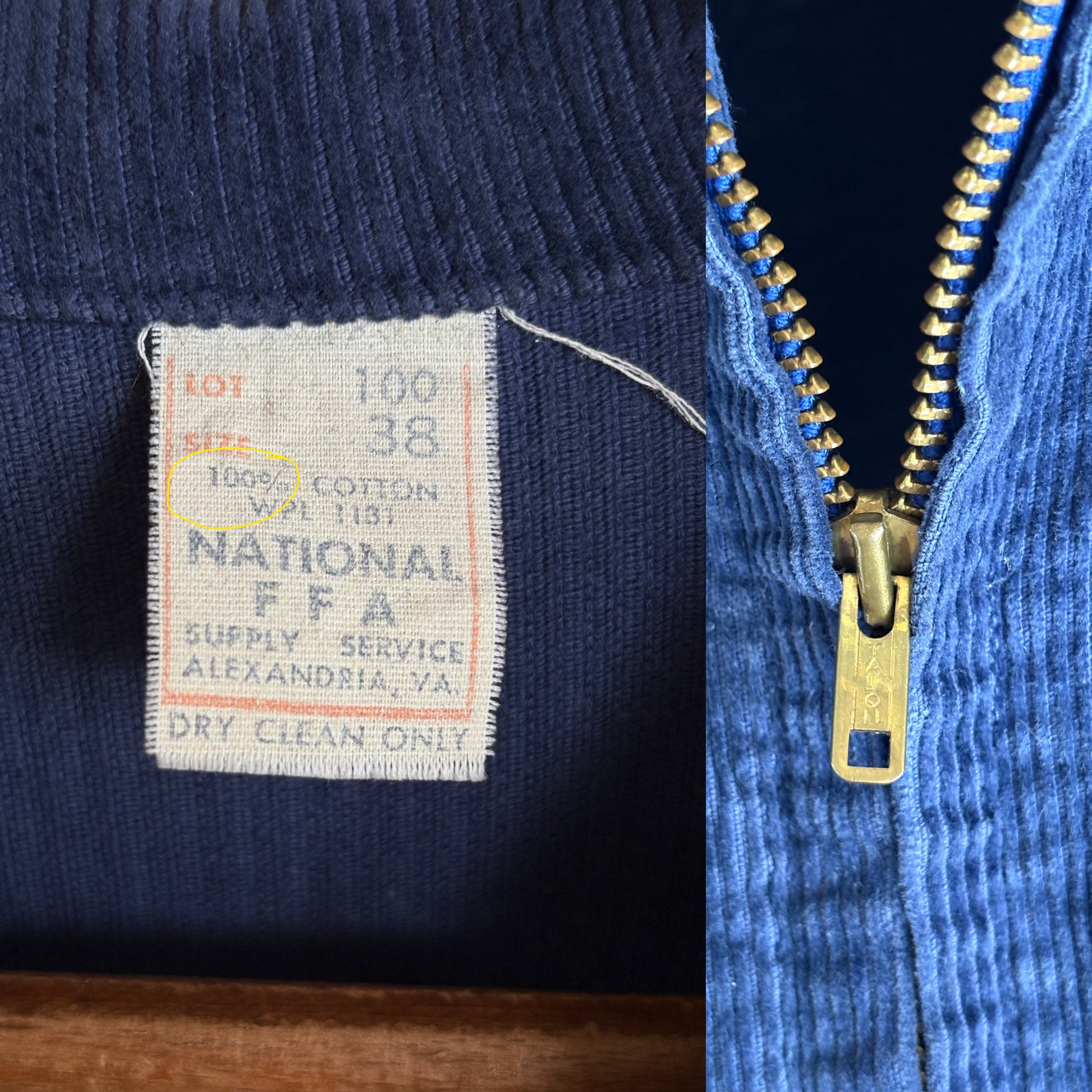 Size 38US / 48EU. Vintage 70s Illinois Future farmer of America jacket. Made in USA - USA Vintage Bcn