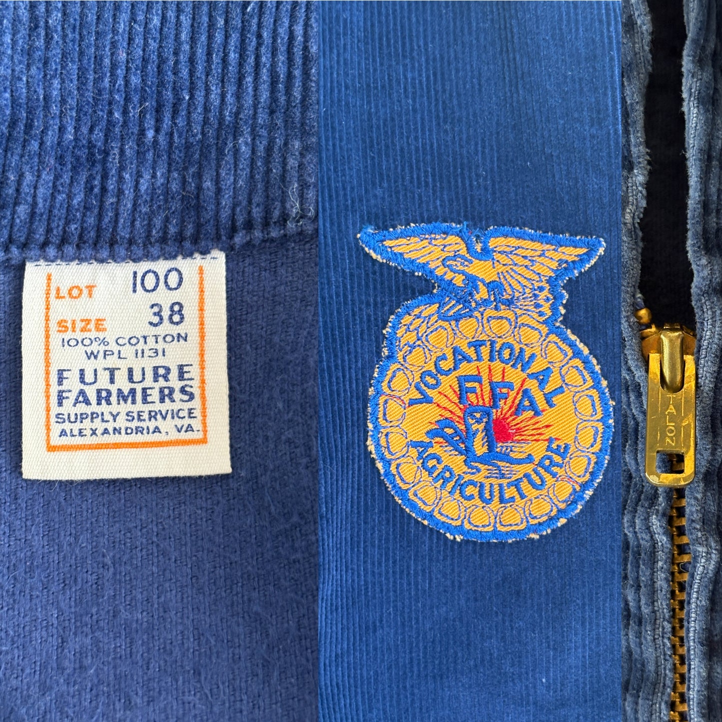 Size 38US / 48EU. Vintage 70s Virginia Future farmer of America jacket. Made in USA - USA Vintage Bcn