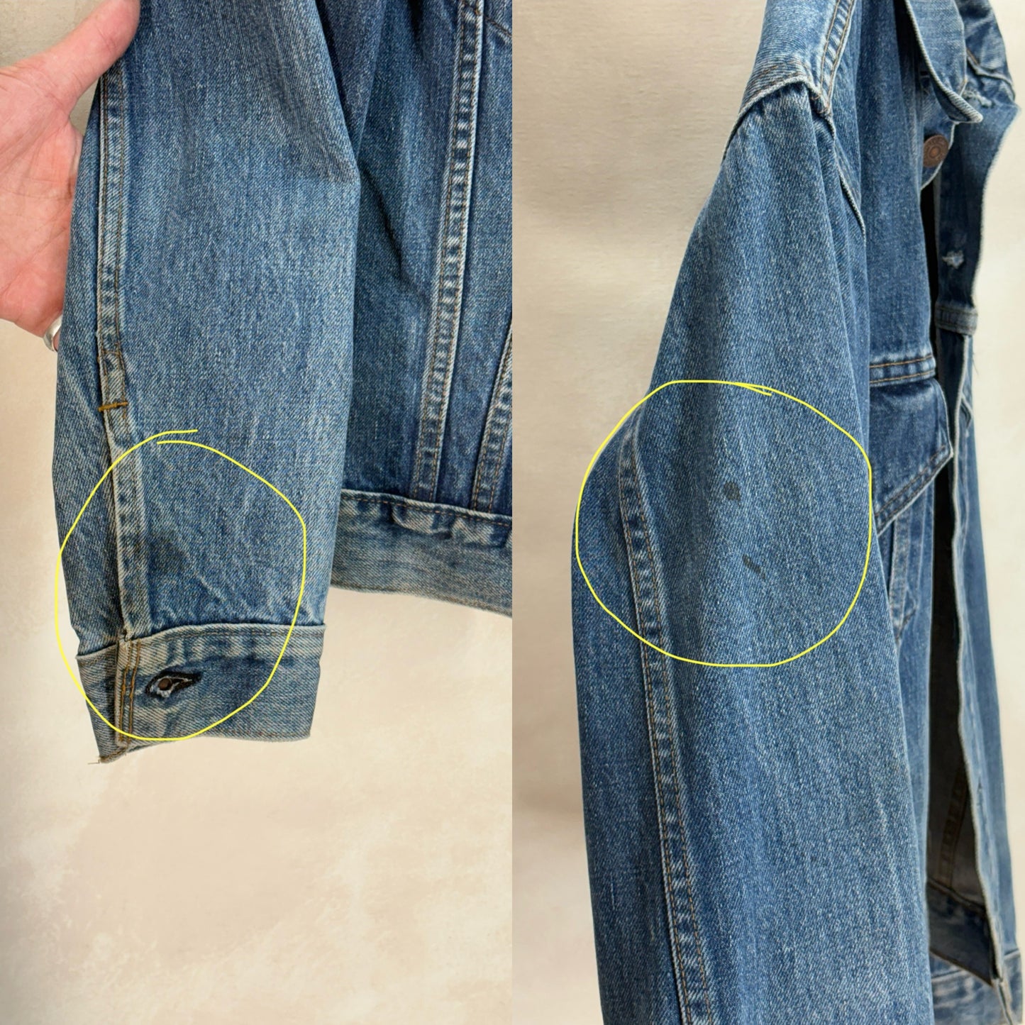 Size 38US / 48EU. Vintage 70/80s 70506 Levis 2 pocket jacket Made in USA - USA Vintage Bcn