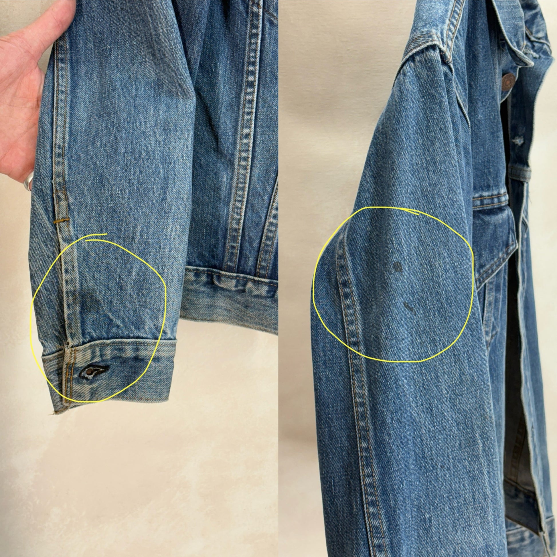 Size 38US / 48EU. Vintage 70/80s 70506 Levis 2 pocket jacket Made in USA - USA Vintage Bcn