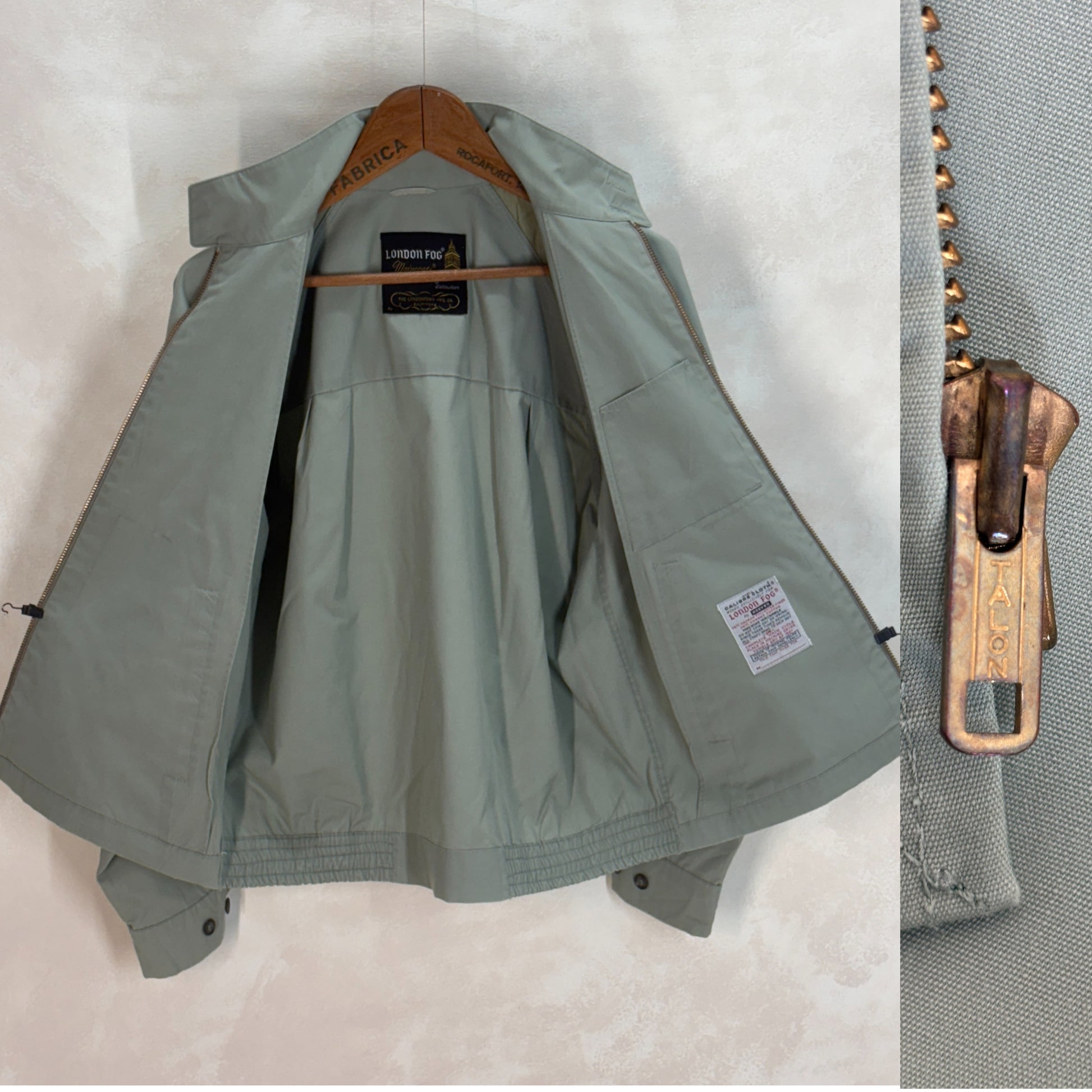 Size Med , 70s Light jacket, Talon zipper Made in USA - USA Vintage Bcn