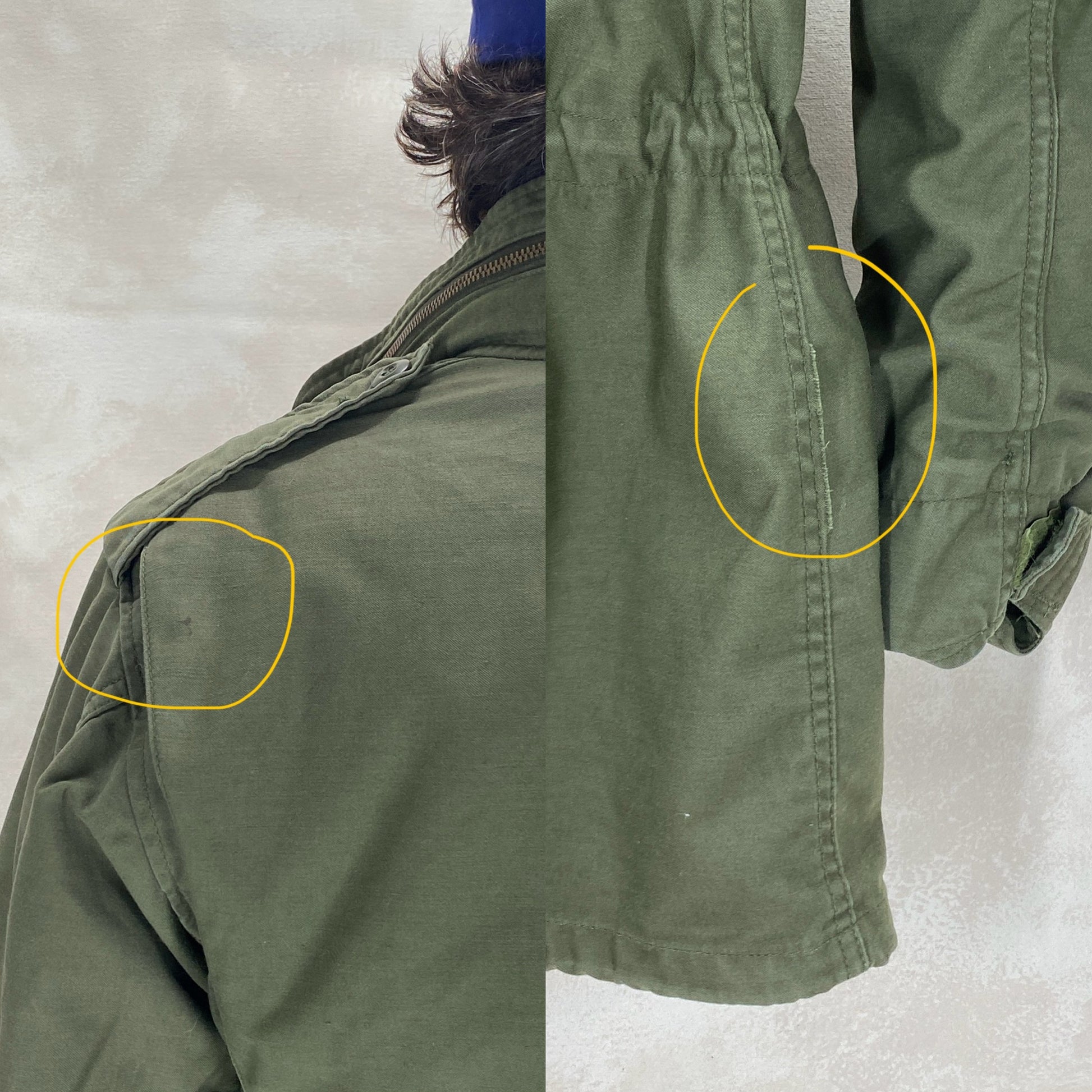 Small Reg. Authentic 1982 US Army Vintage M-65 field jacket - USA Vintage Bcn