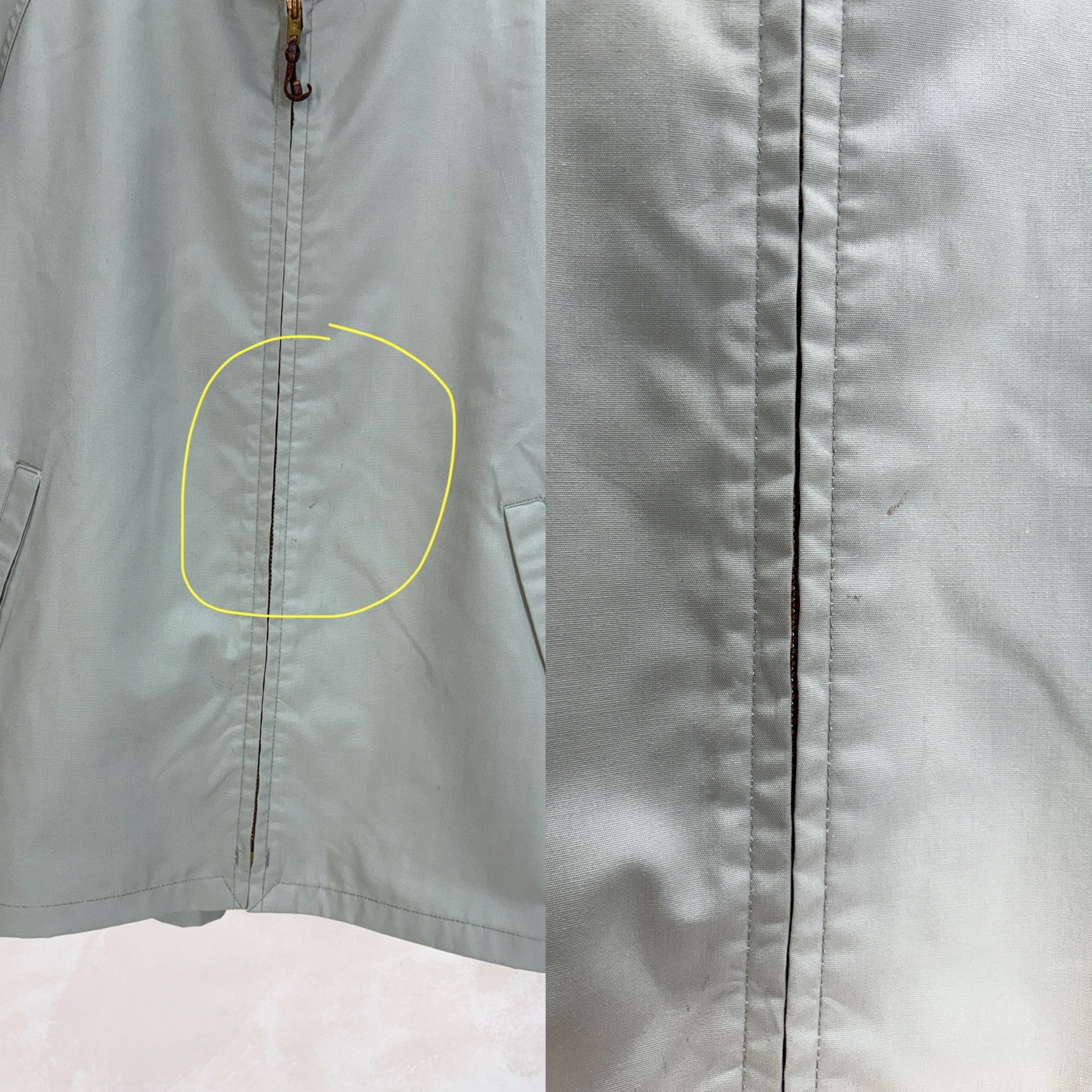 Size large , 70s Light jacket. Talon zipper - USA Vintage Bcn