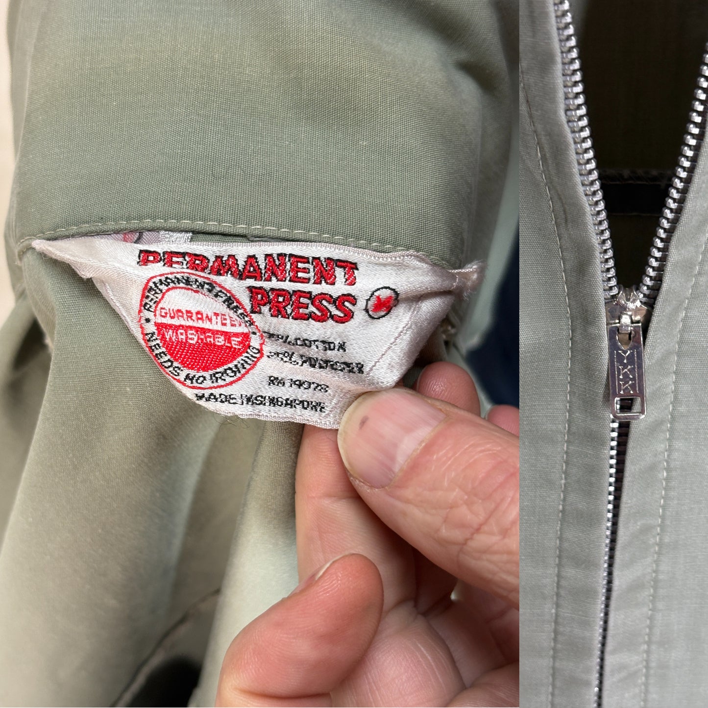 Size Med , 60s Light cotton jacket Made in Singapore-AJ357 Studio
