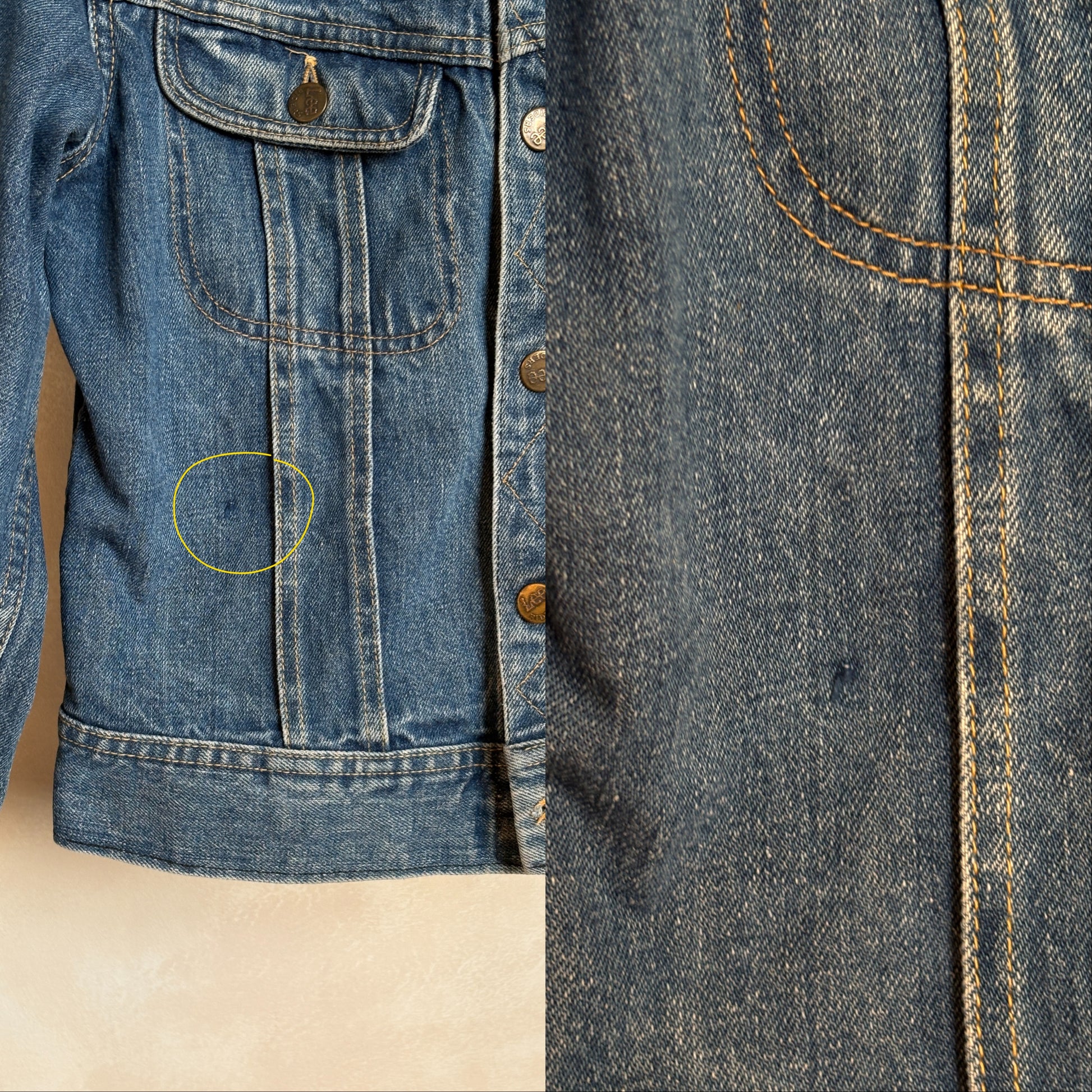 Size 36US / 46EU .Vintage 80s Lee 2 pockets made in USA - USA Vintage Bcn