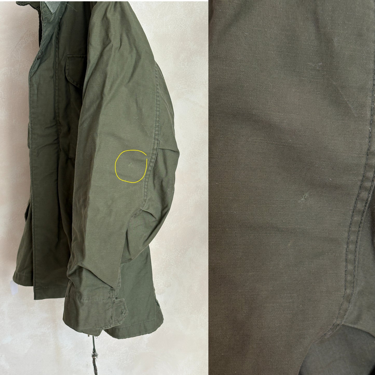 X Small Reg. Authentic USMC 1981 US M-65 field jacket Military - USA Vintage Bcn