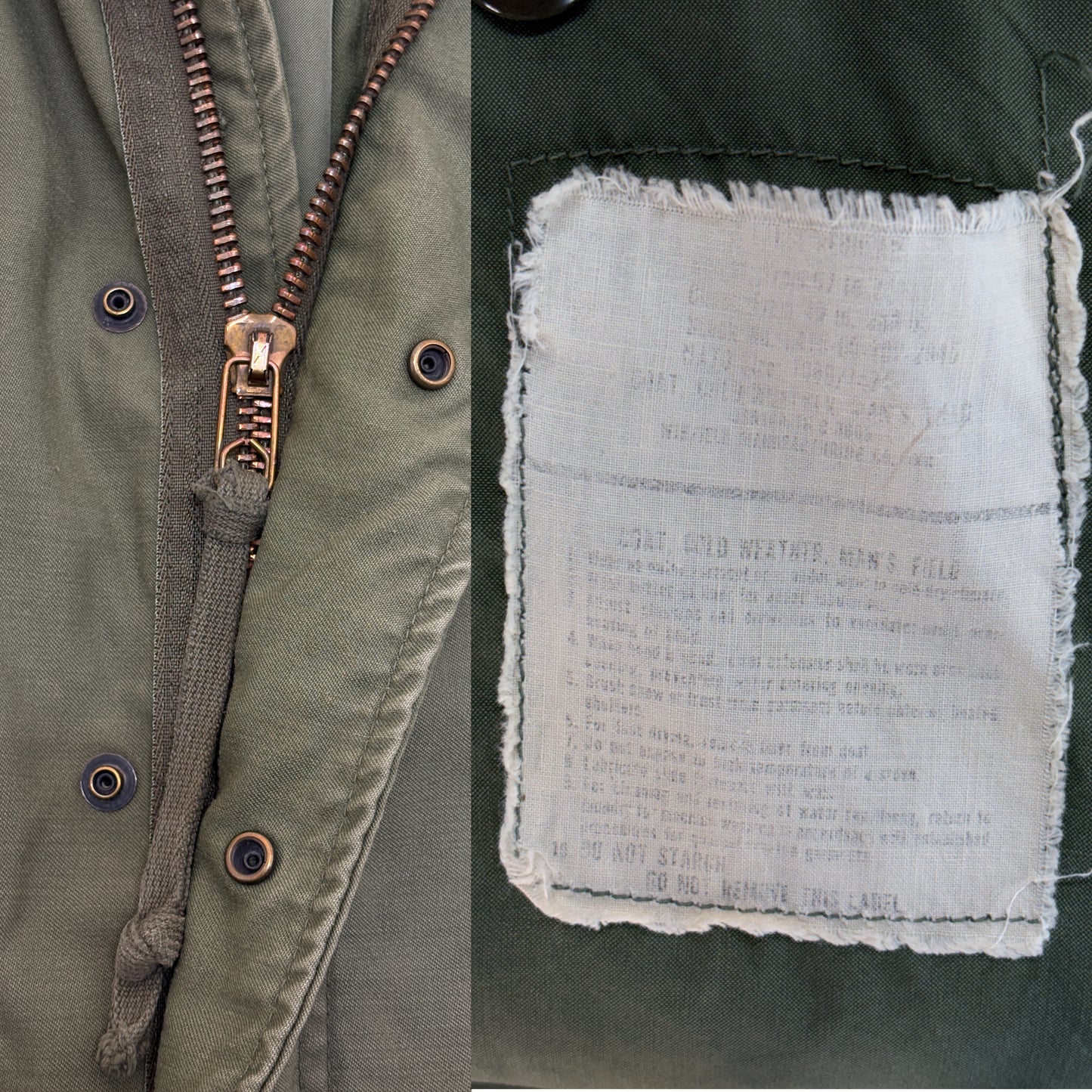 vintage m65 jacket, us army field jacket, authentic military coat, rare xl m65, vintage army jacket usa, m65 field jacket