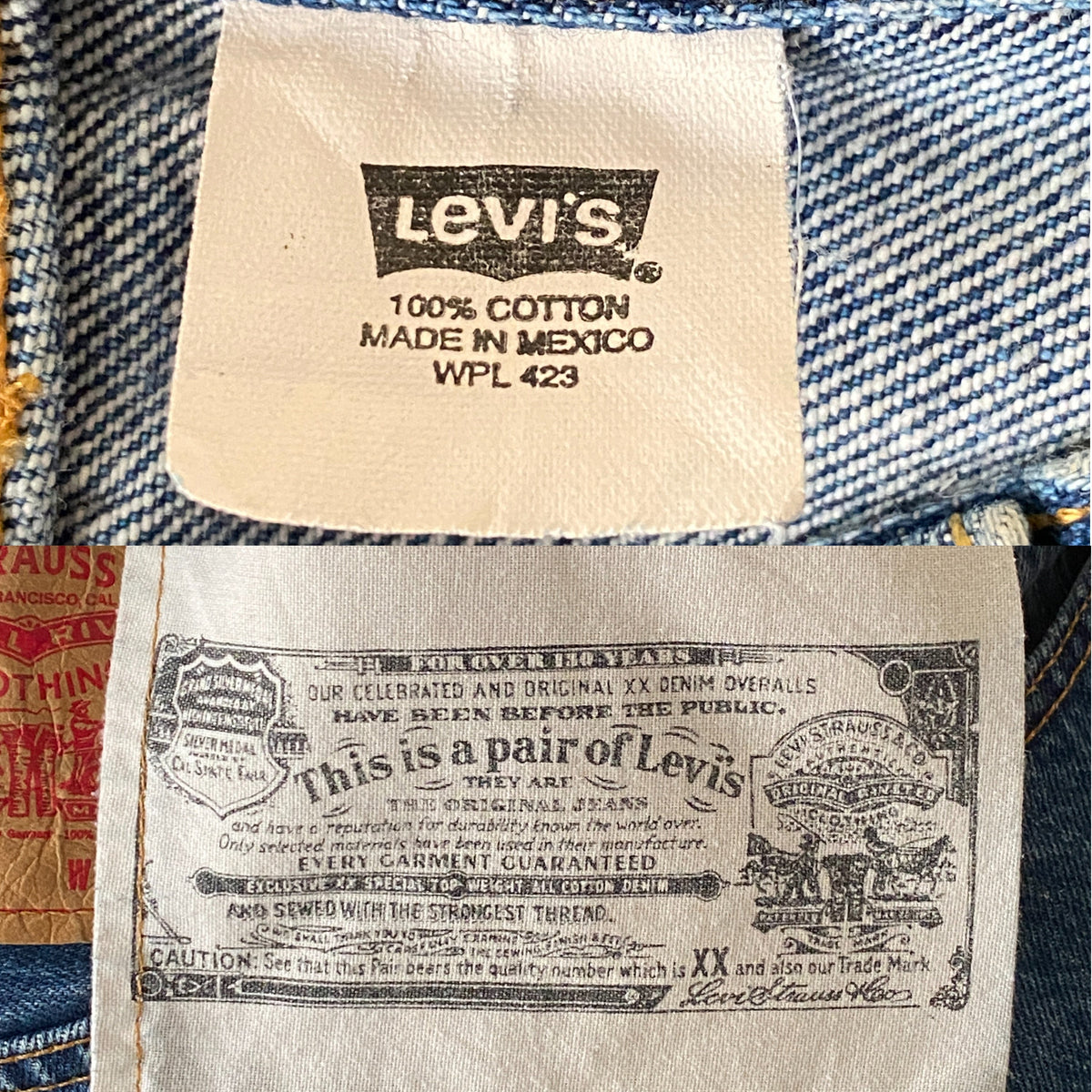 32X34 Vintage Denim Levi’s 501 vintage Made in Mexico-military-AJ357 Studio