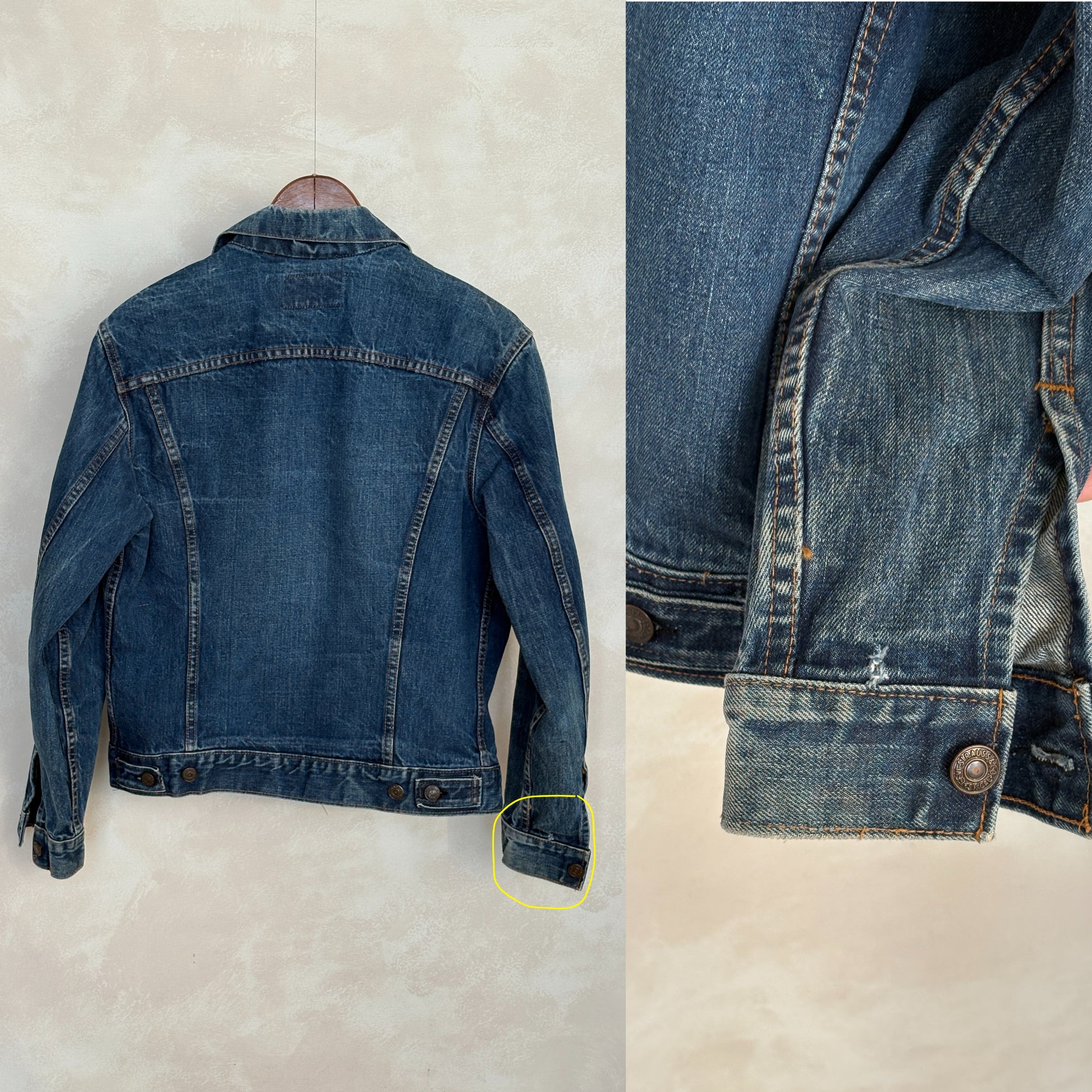 Size 38US / 48EU. Vintage Early 70s 2 pocket Levi’s Denim Jacket 70505 – Single Stitch, Made in USA - USA Vintage Bcn