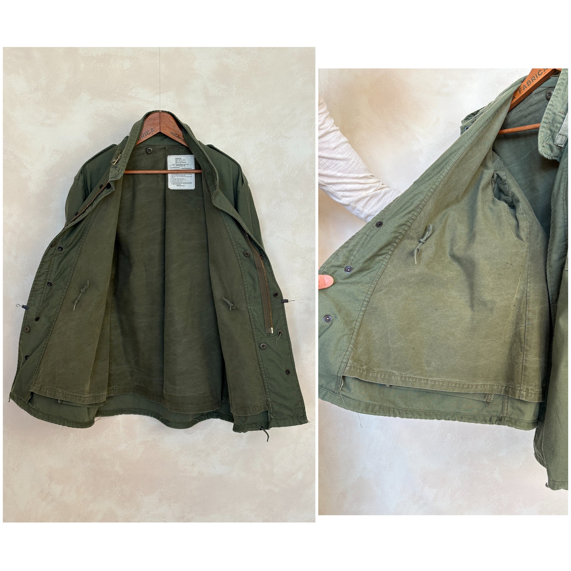 Medium Long. Civilian US M-65 field jacket Military Style .Not army issued - USA Vintage Bcn