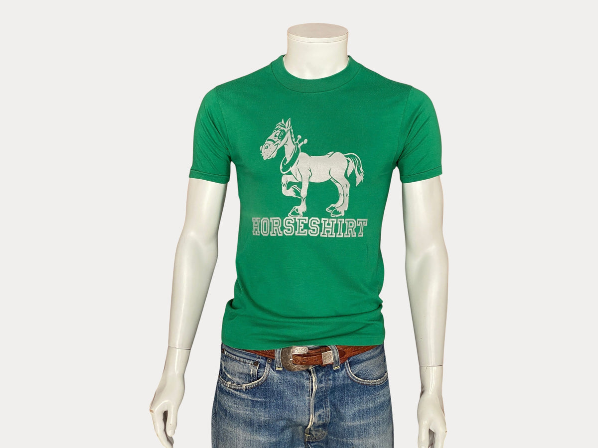 Vintage 80s Horse Shirt T-Shirt - Size M | Made in USA | Retro Style-AJ357 Studio