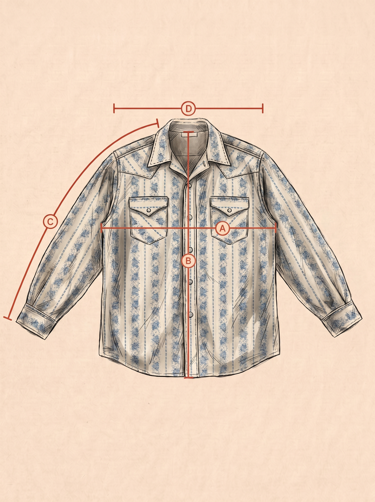 Camisa de trabajo Miller vintage mediana, fabricada en EE. UU.