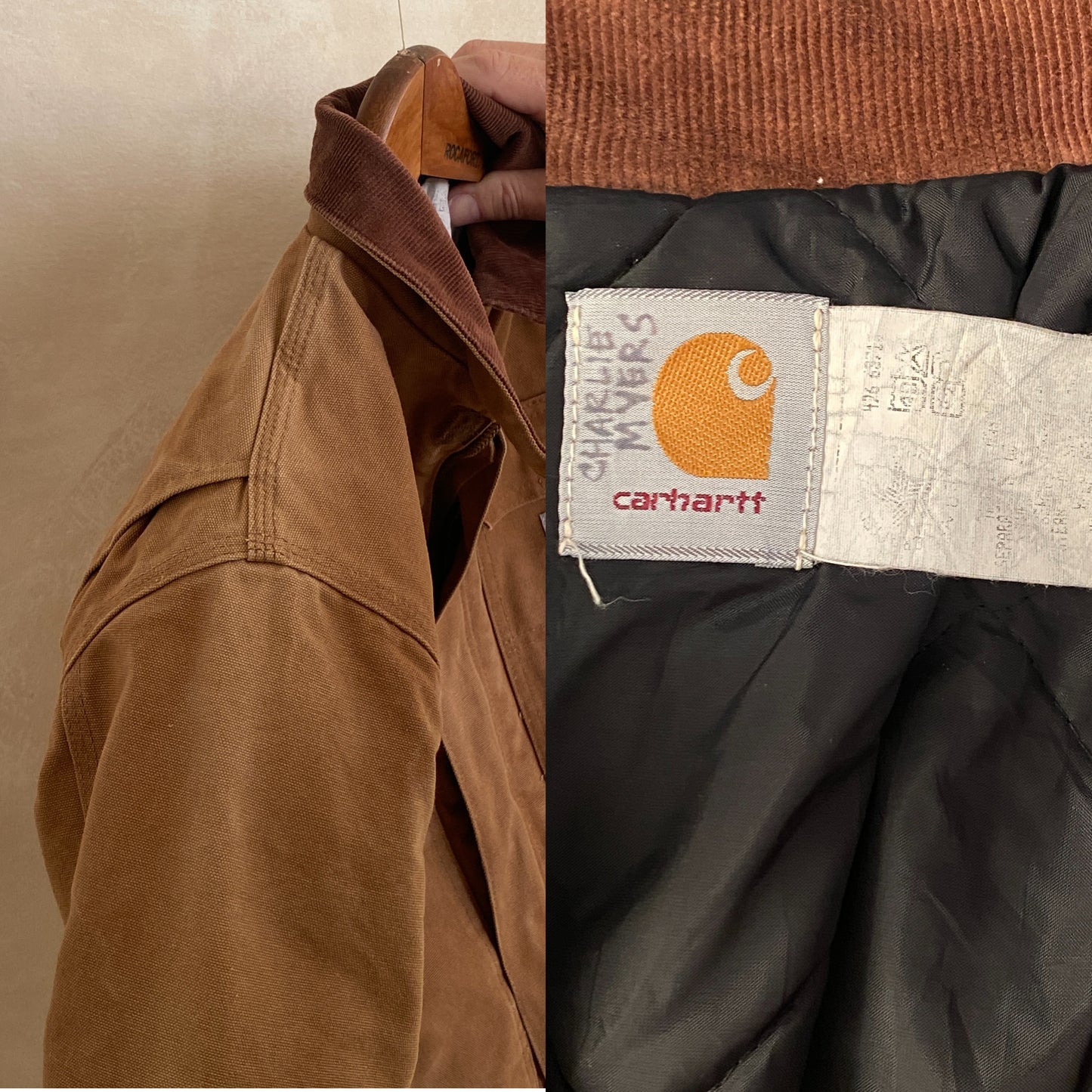 Youth L. Carhartt Blanket lined jacket Made in USA - USA Vintage Bcn