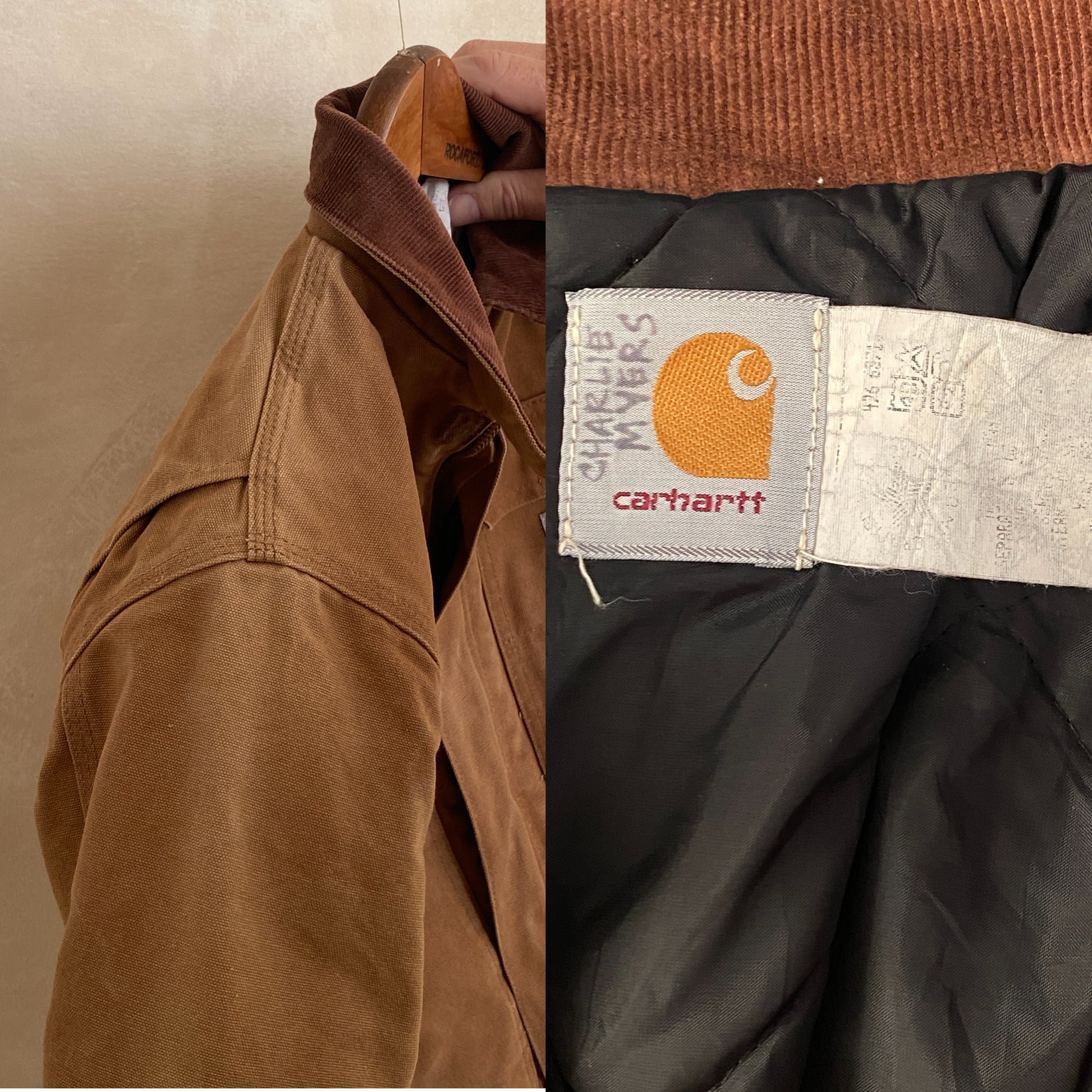 Youth L. Carhartt Blanket lined jacket Made in USA - USA Vintage Bcn