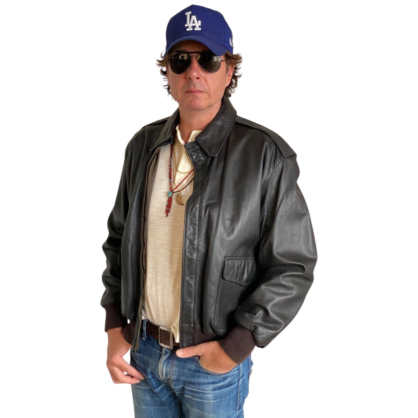 Vintage LL Bean Leather Jacket - Size 42US Reg (52EU) | Classic American Craftsmanship