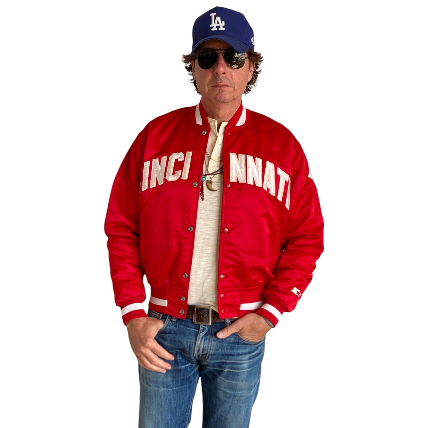 Med.  80s Vintage Cincinnati Starter jacket Made in USA
