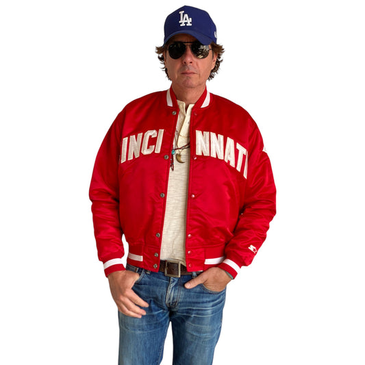 Med.  80s Vintage Cincinnati Starter jacket Made in USA