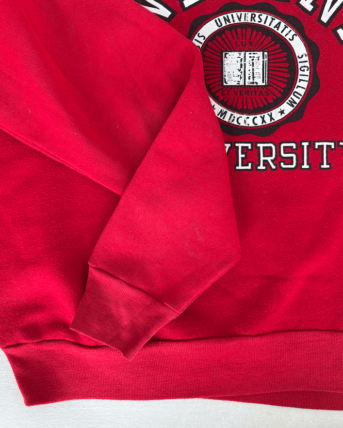 Size L Crew Neck Indiana University - USA Vintage Bcn