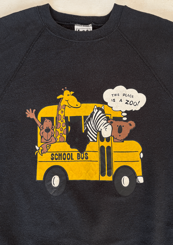 Size L School Bus 80s Made in USA By Lee - USA Vintage Bcn