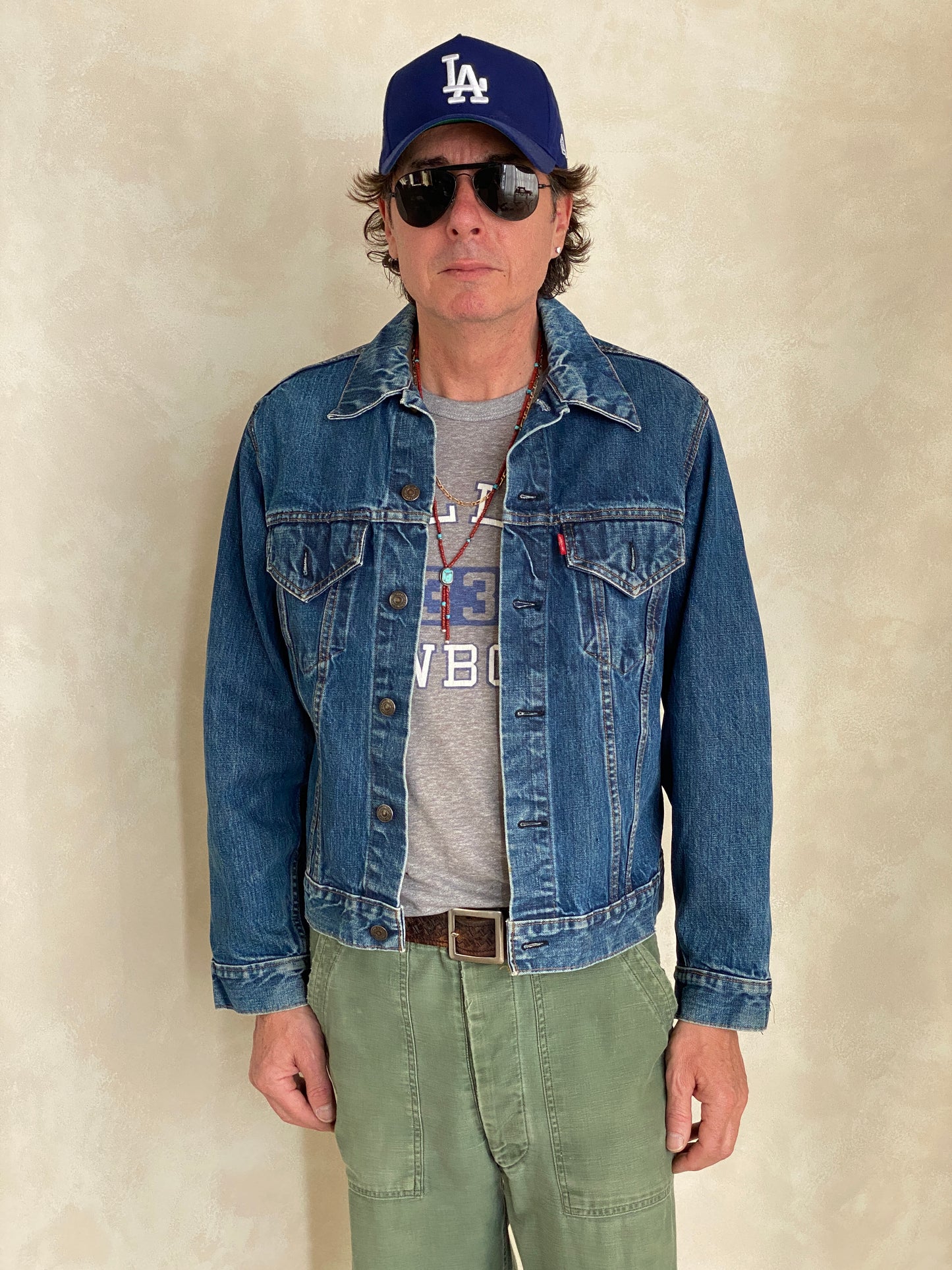 Size 42US Vintage 1971 Levis Jacket, Made in USA – 2 Pockets - USA Vintage Bcn