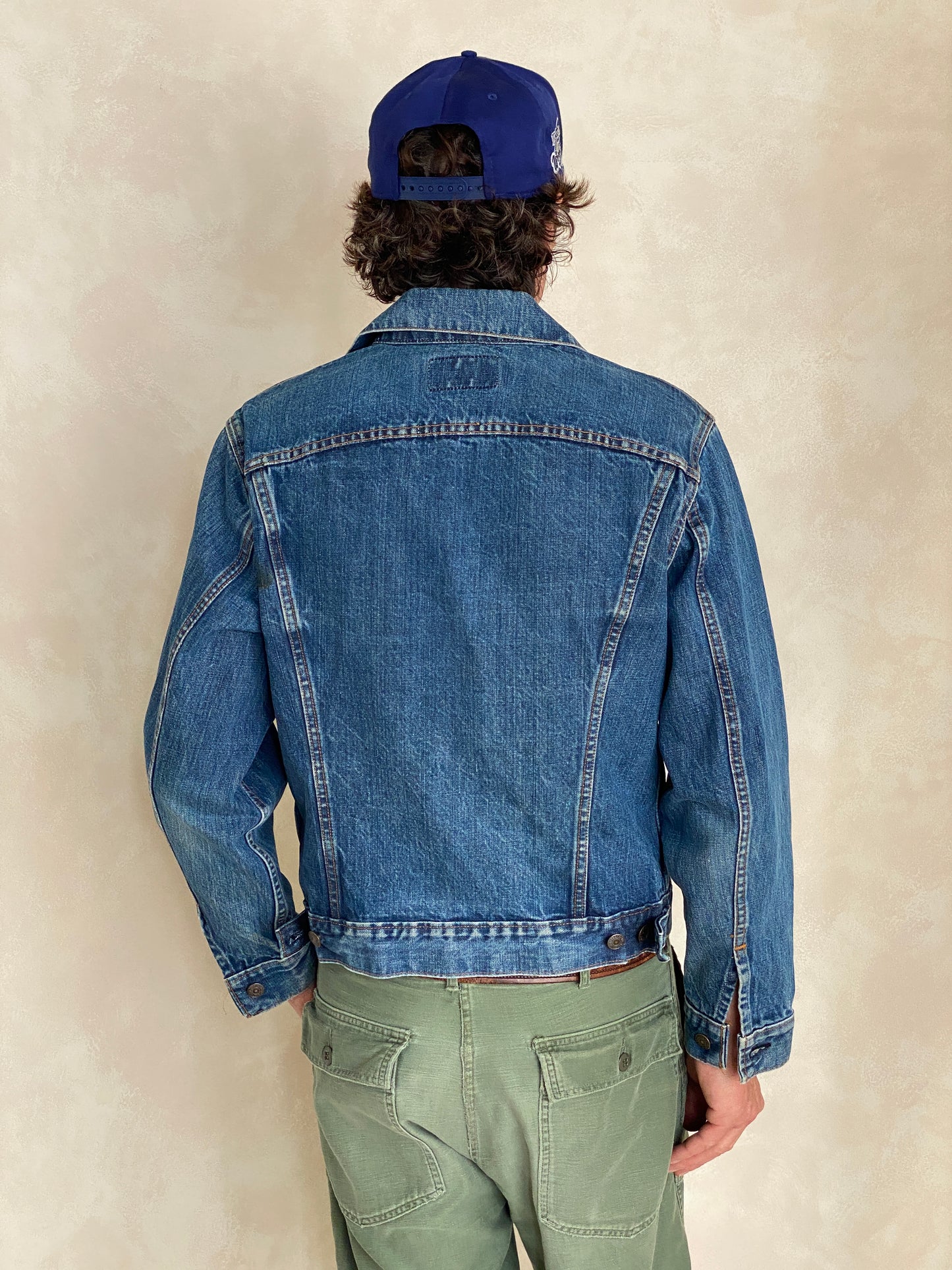 Size 42US Vintage 1971 Levis Jacket, Made in USA – 2 Pockets - USA Vintage Bcn