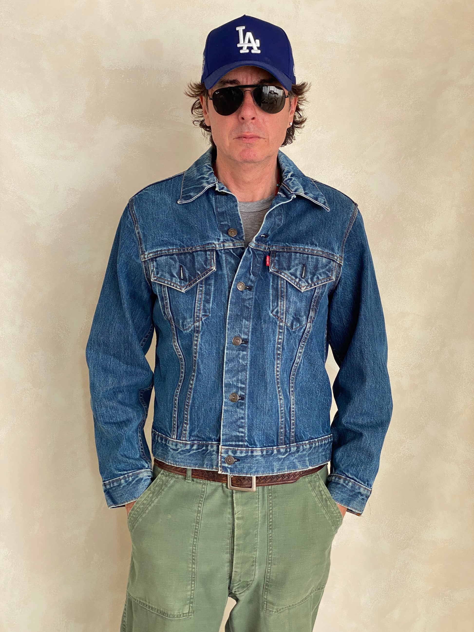 Size 42US Vintage 1971 Levis Jacket, Made in USA – 2 Pockets - USA Vintage Bcn
