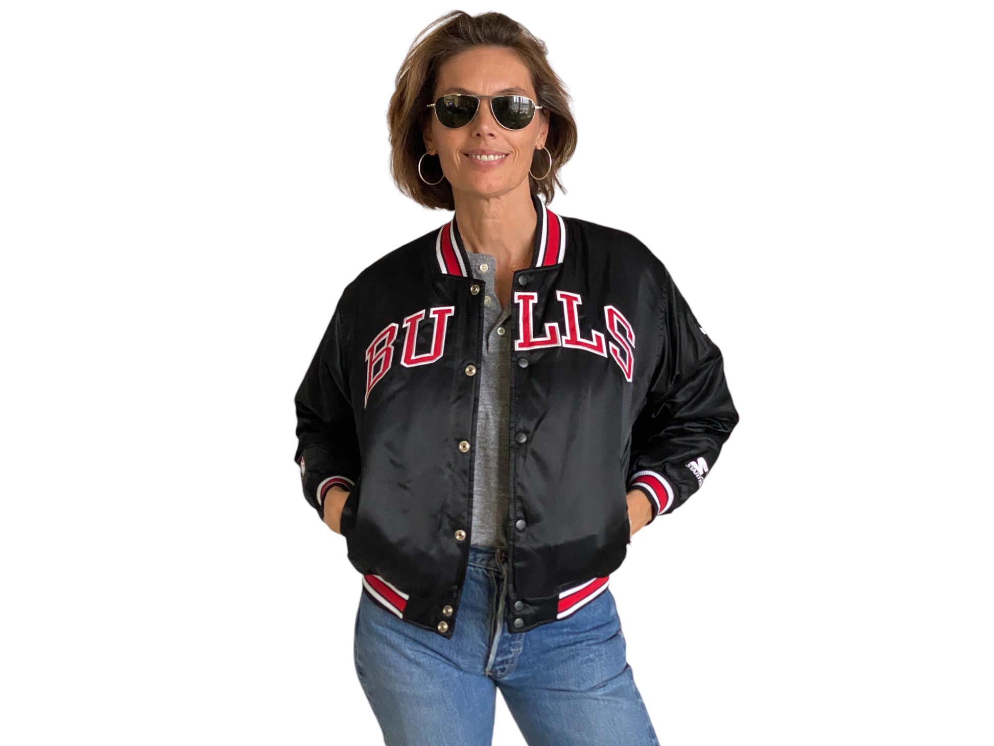 Youth Med . Chicago bulls Starter jacket - USA Vintage Bcn