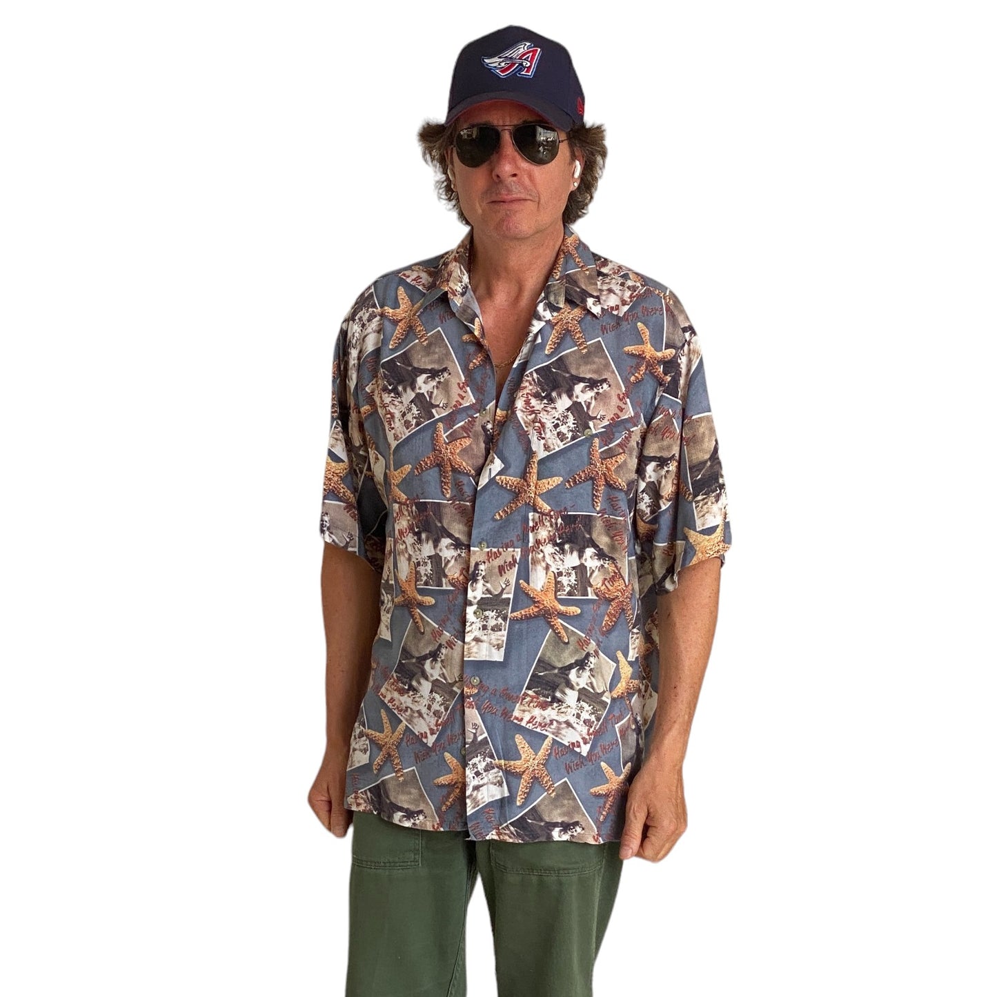 Size Large. Vintage 90s Hawaiian shirt - USA Vintage Bcn