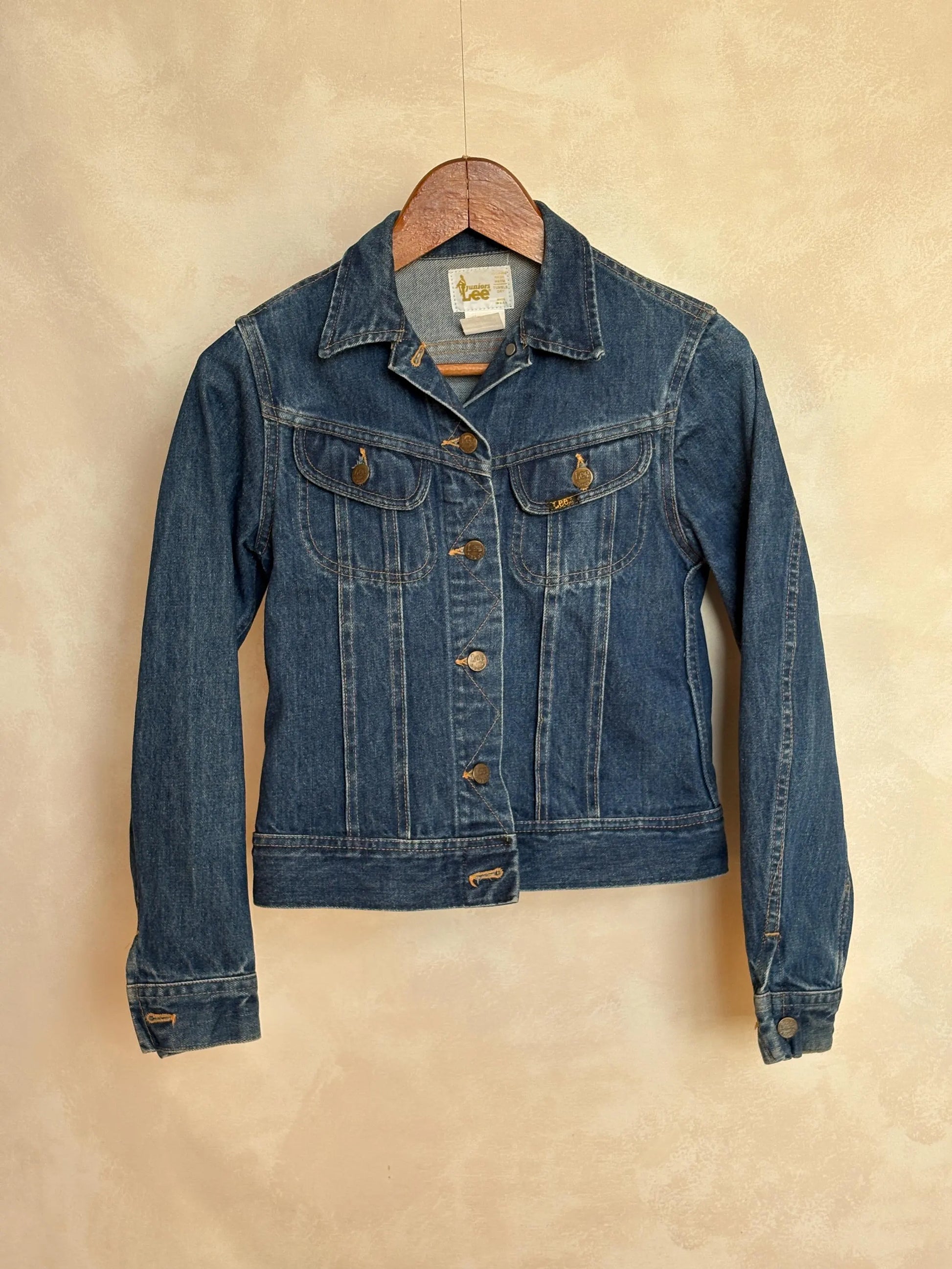 vintage levis denim jacket 1970s made in usa trucker style