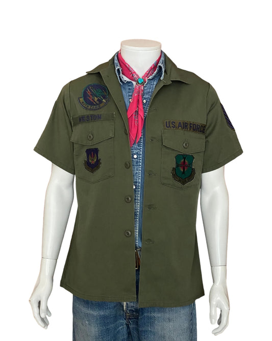 Vintage 1981 OG 507 US Air Force Utility Shirt - Size M