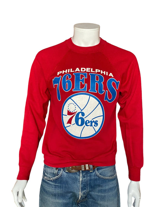 Small. 80s Vintage 76ers sweatshirt Made In USA