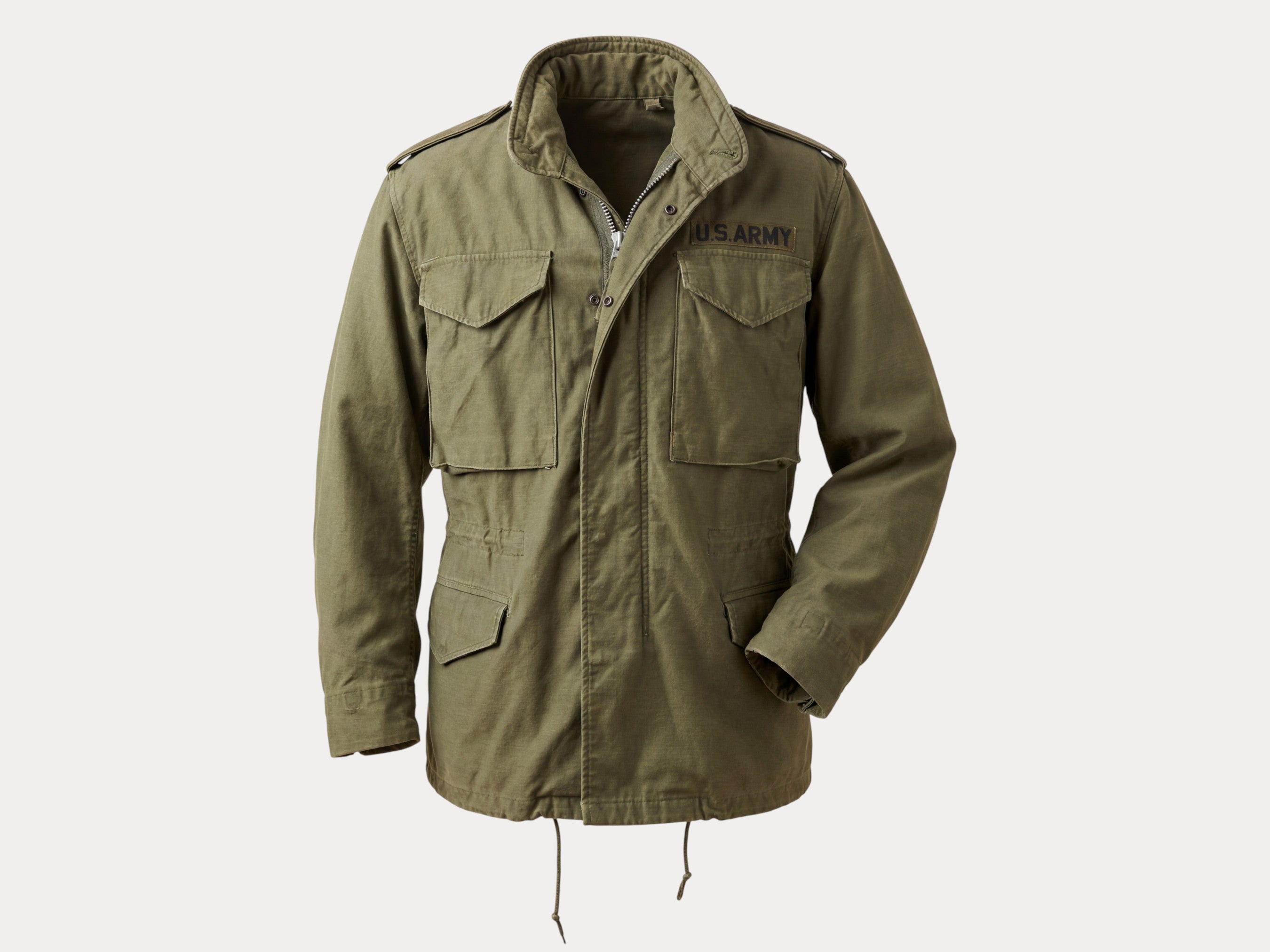 Vintage M-65 Field Jacket Medium Long Military Style – AJ357 Studio