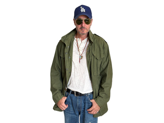 Med Long. Authentic US Army M-65 Field Jacket – Original Military Issue - USA Vintage Bcn