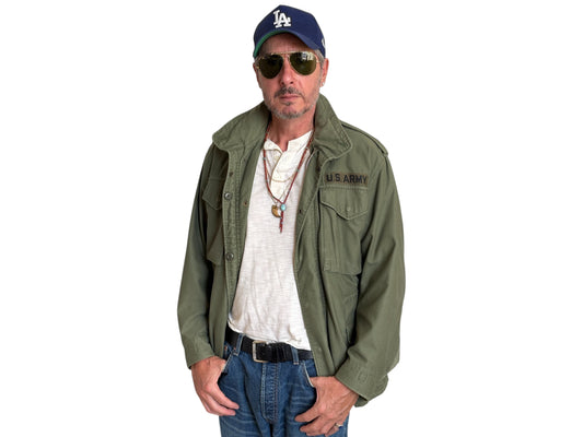 Small Regular – Authentic 1967 US Army M-65 Field Jacket Military - USA Vintage Bcn