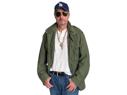 Large Reg.Authentic 1977 US Army M-65 field jacket Military - USA Vintage Bcn