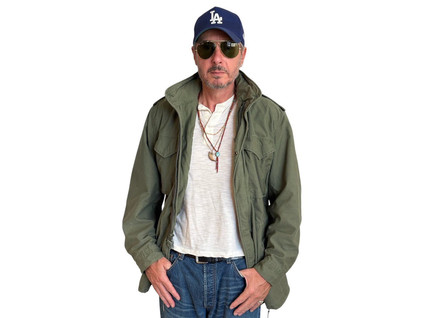 Med Long. Authentic 1987 US Army M-65 field jacket Military - USA Vintage Bcn